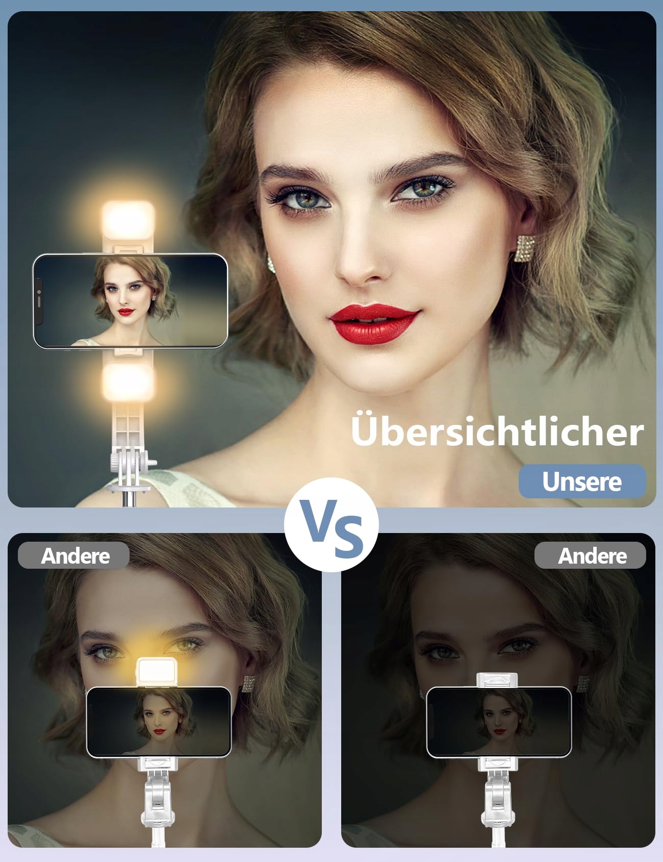 SELFIE STICK Bluetooth Statyw Do Telefonów I Kamer Sportowych 360° — miniatura 8