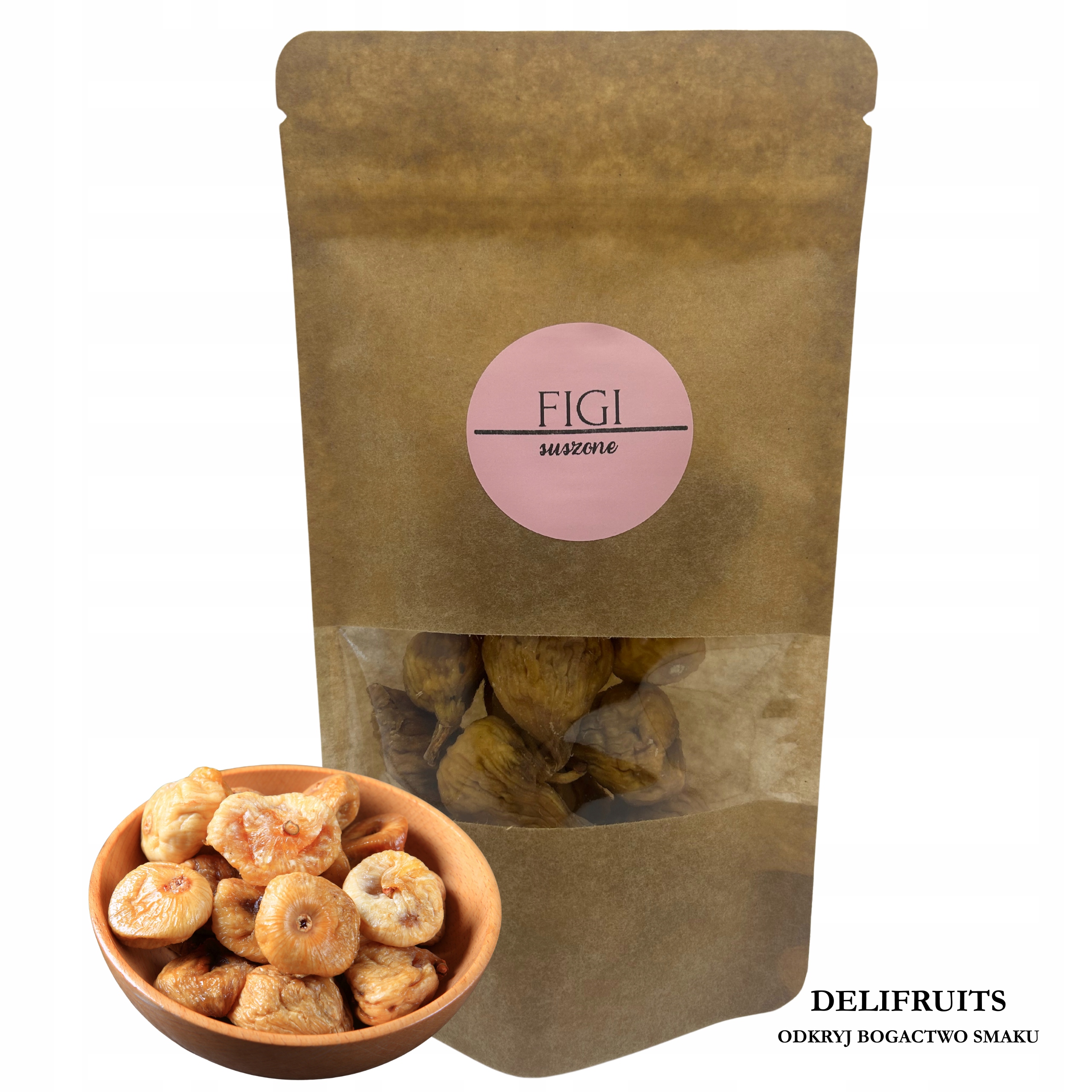 Levně Sušené Fíky 2500 G (2,5 Kg) Bez Přísad Bez Konzervantů Klasa A Delifruits