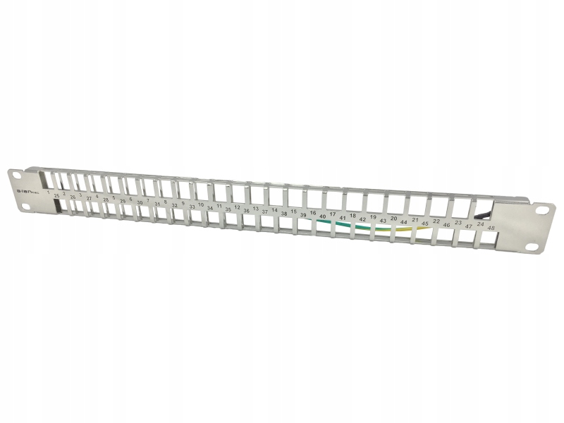 19" modulárny patch panel 48 portov 1U