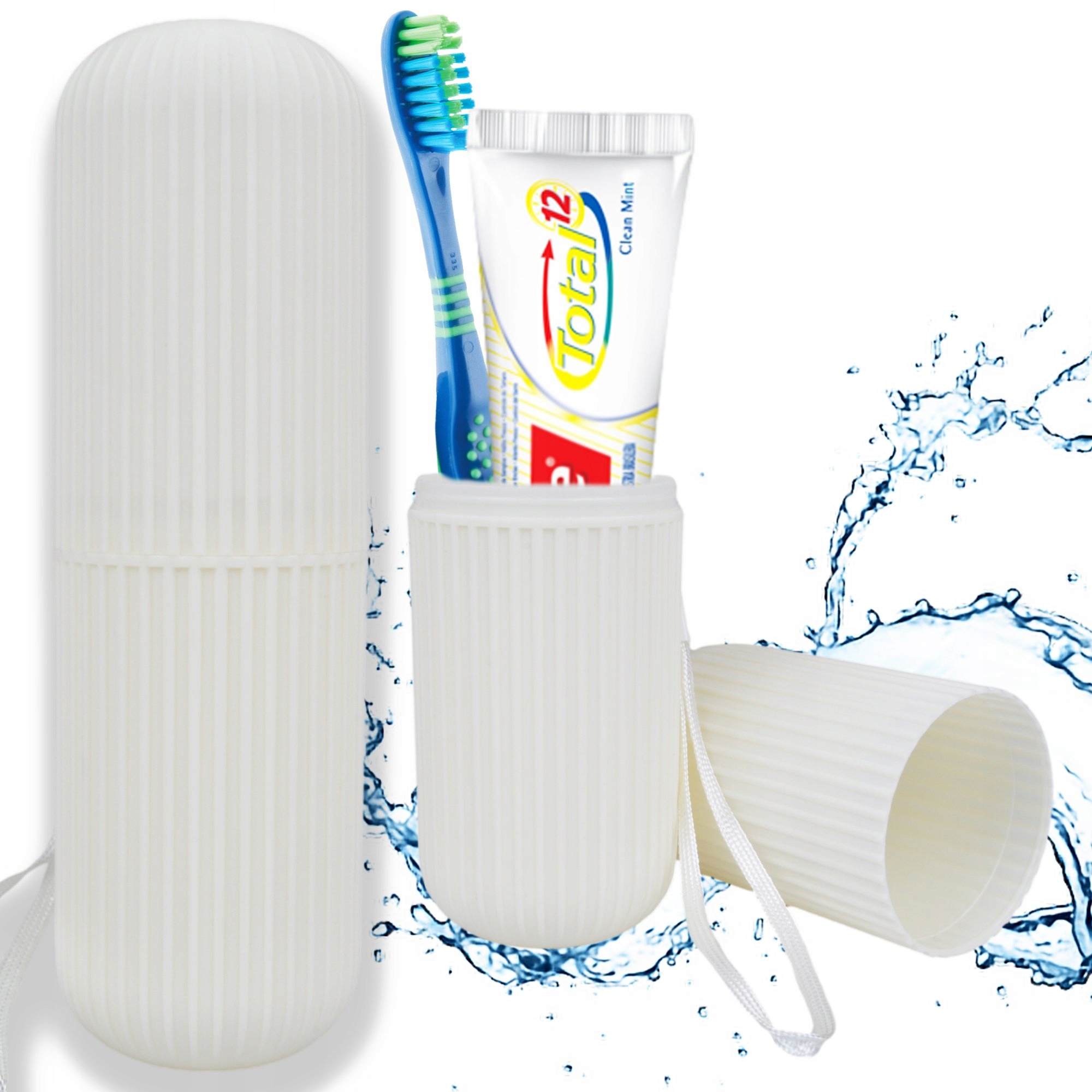 ETUI POJEMNIK SZCZOTECZKĘ PASTĘ DO ZĘBÓW PODRÓŻNY