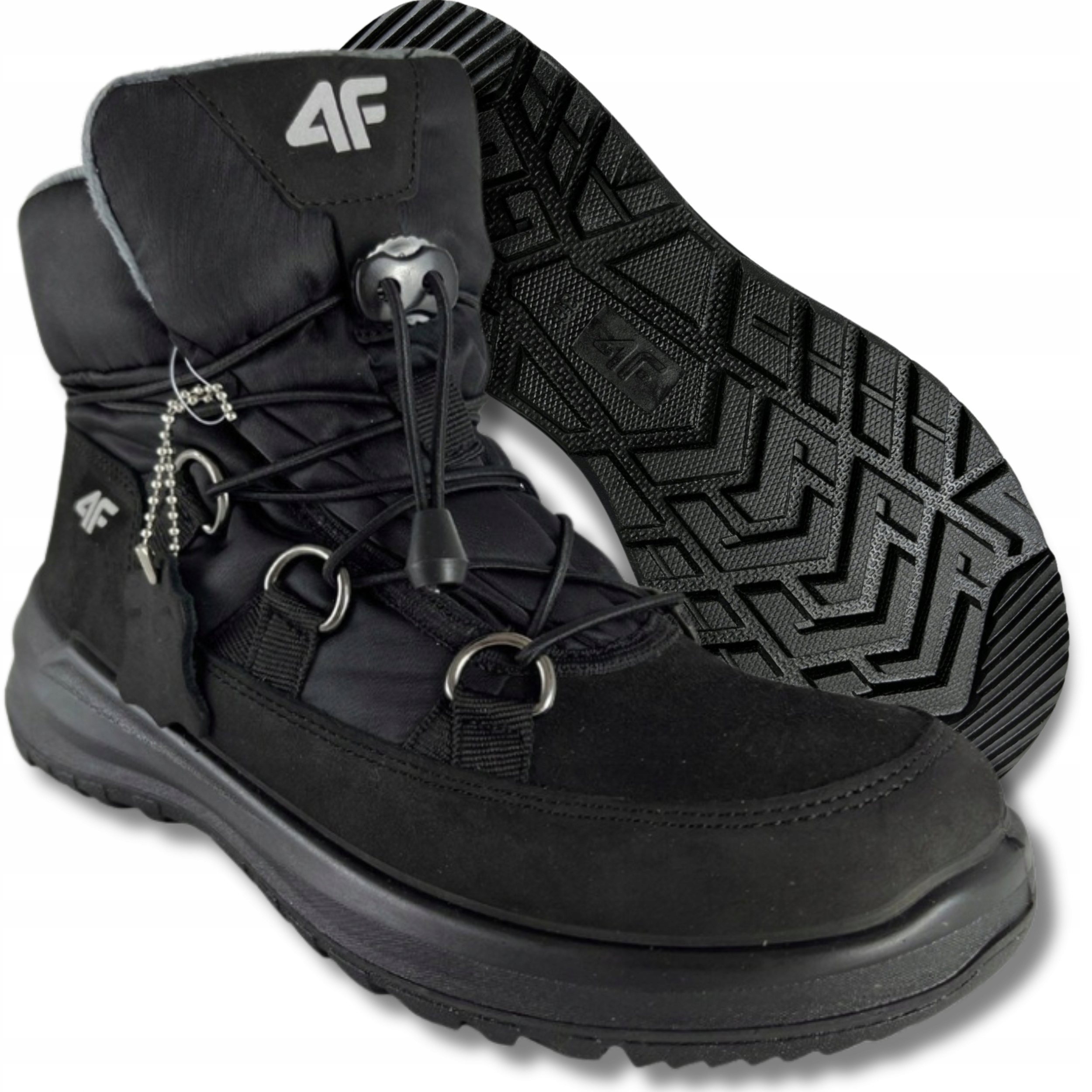 BUTY ŚNIEGOWCE DAMSKIE 4F ZIMOWE SPORTOWE WODOODPORNE OCIEPLANE 39