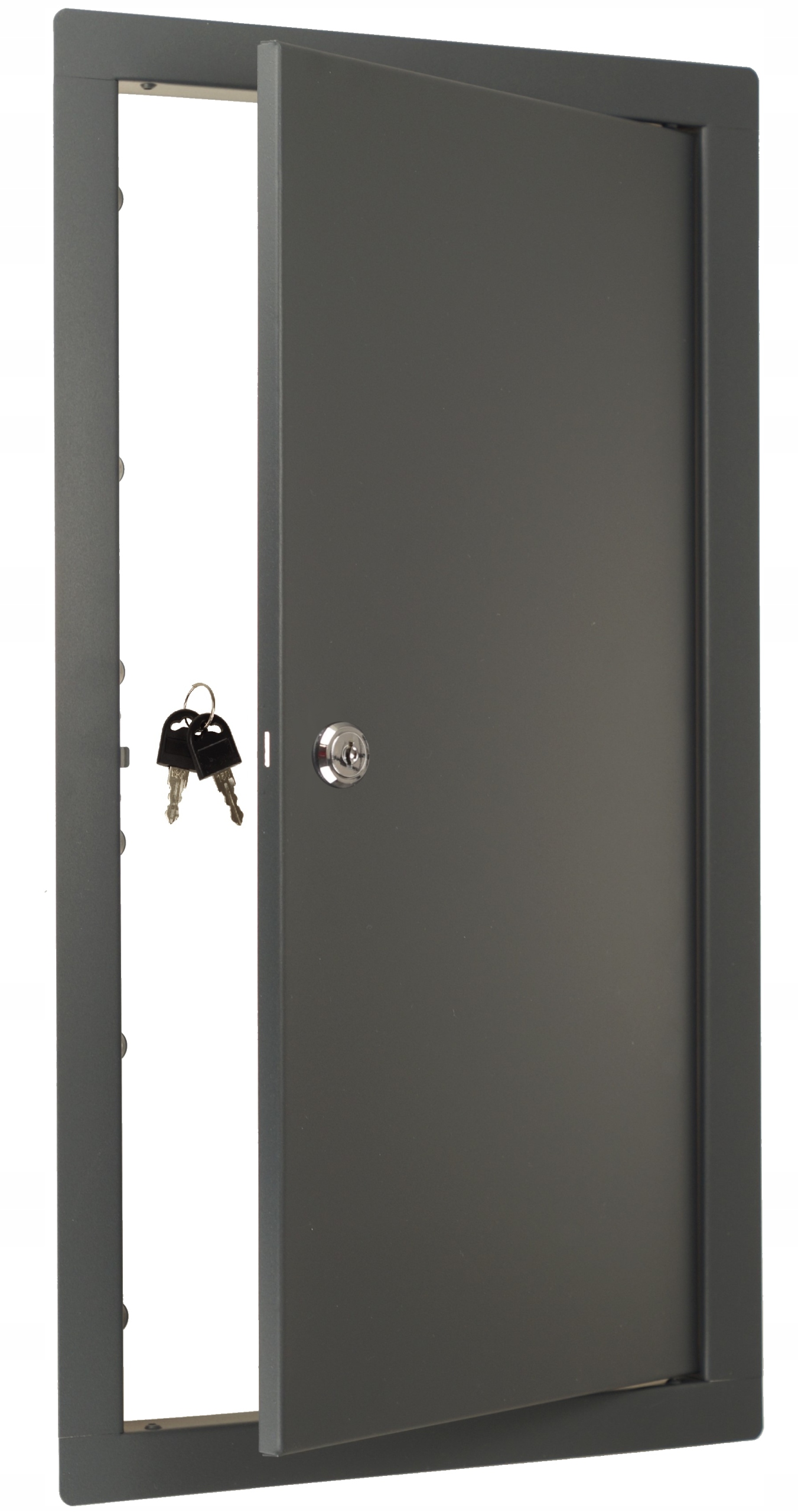 Revizní Dvířka Kovová Antracit 40x60 Klíč Grafit Polsko