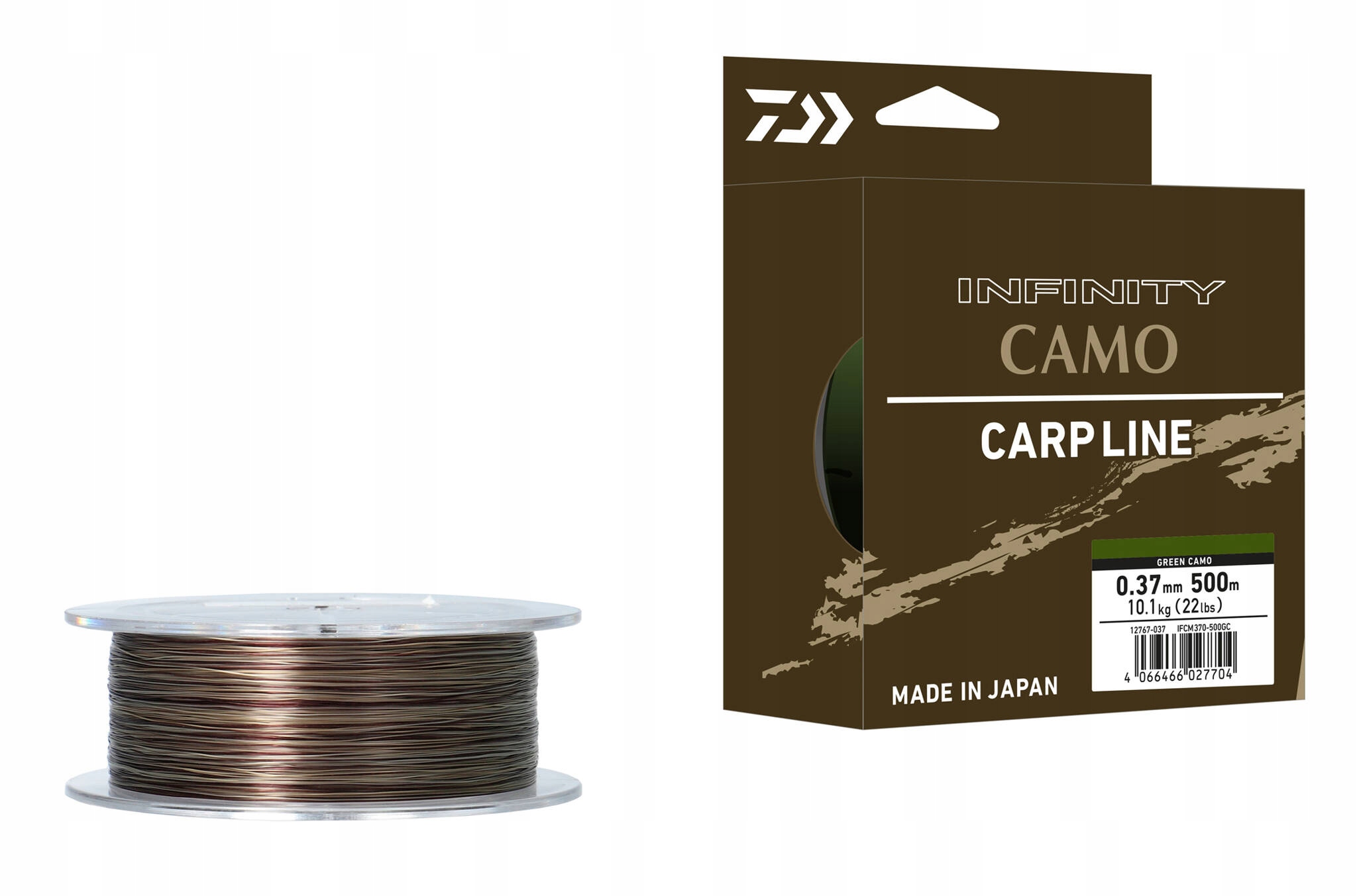 Tonąca Żyłka Daiwa Infinity Brown Camo 0,37mm/500m