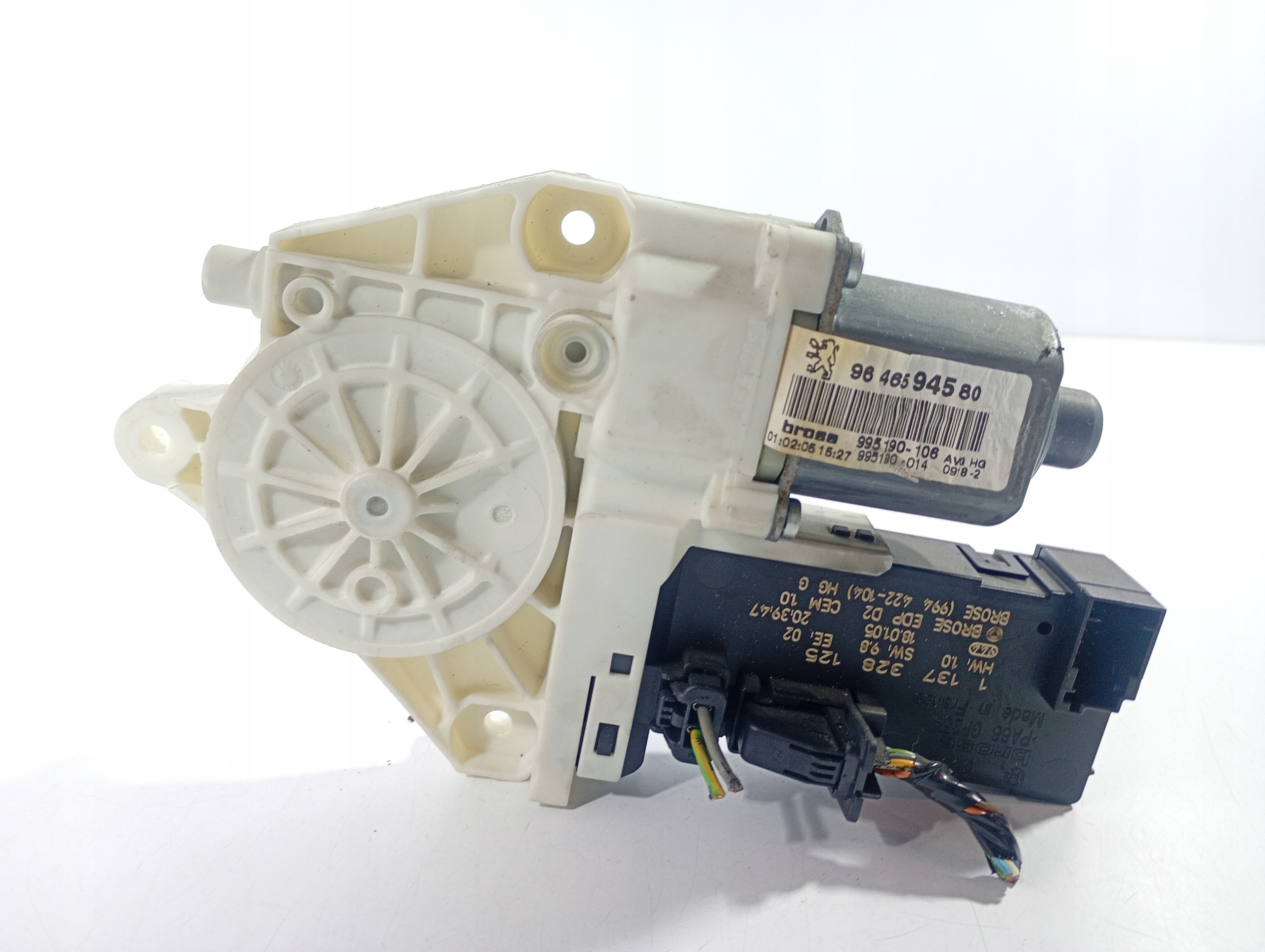 engine mini motor windows left OE 9646594580 Peugeot 407 SW 04-11