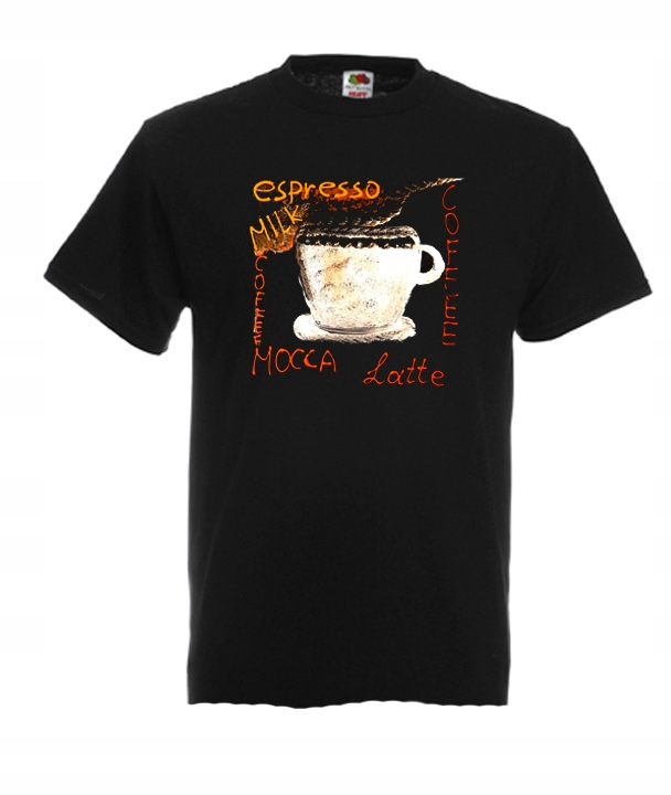 

XXXL Koszulka Męska Kawa Coffee Espresso Latte