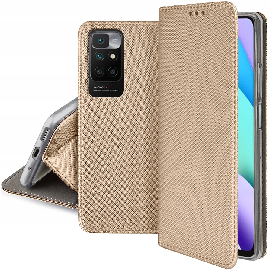 

Etui Smart Magnet Szkło do Xiaomi Redmi 10