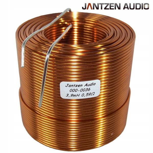 Vzduchová cívka Jantzen Audio 1,5 mH 0,305 ohm dr.1,6 mm průměr 66 mm, délka 30 mm
