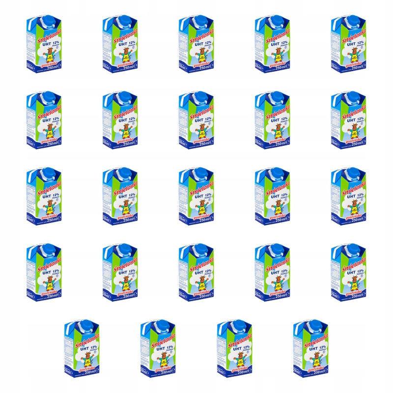 Mleczarská družstvo v Gostyni. Smetana Uht 12% gostyňská 250ml X24