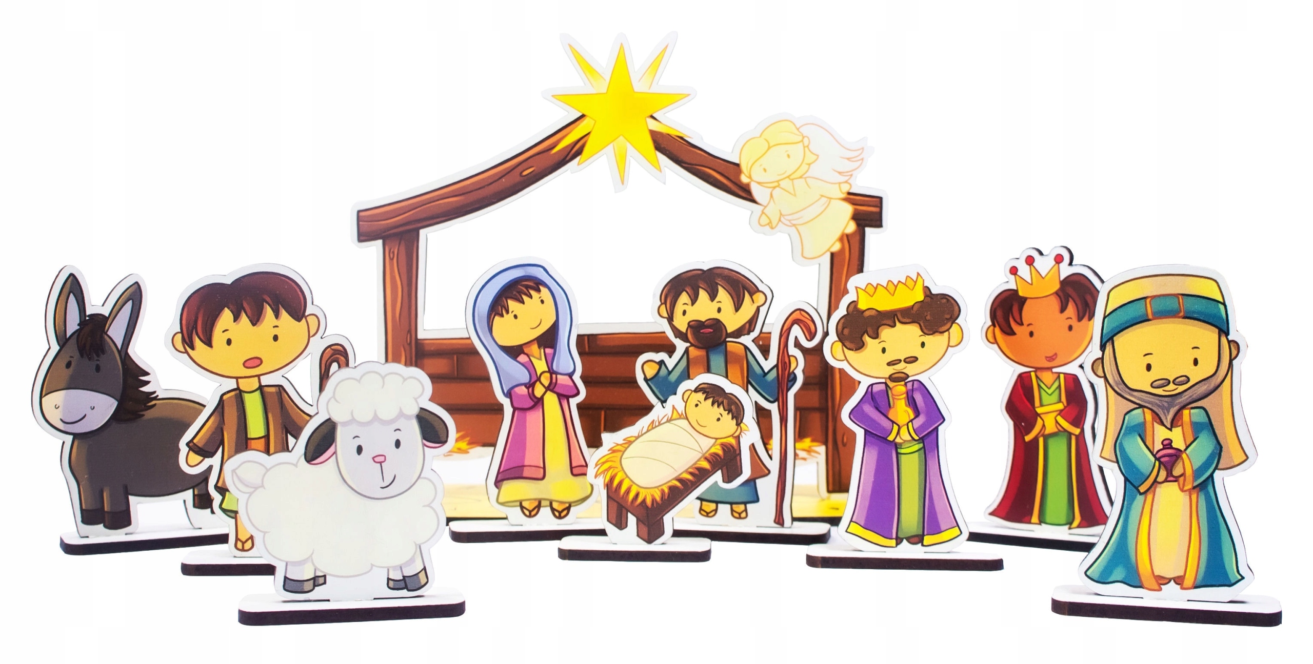 

Szopka Bożonarodzeniowa Figurki stajenka dekoracja