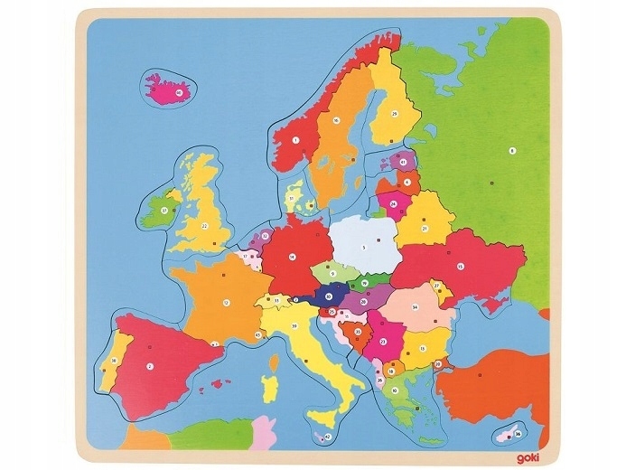 

Układanka Edukacyjna Mapa Europy Puzzle