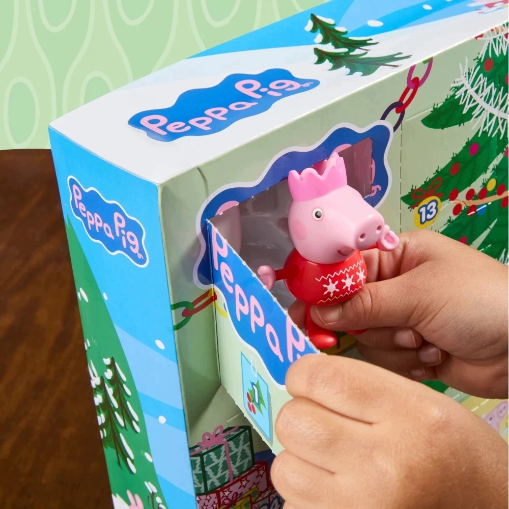 Адвент-календарь Peppa Pig Hasbro G3127, фигурки, наклейки и аксессуары, от 3 лет — фото 6