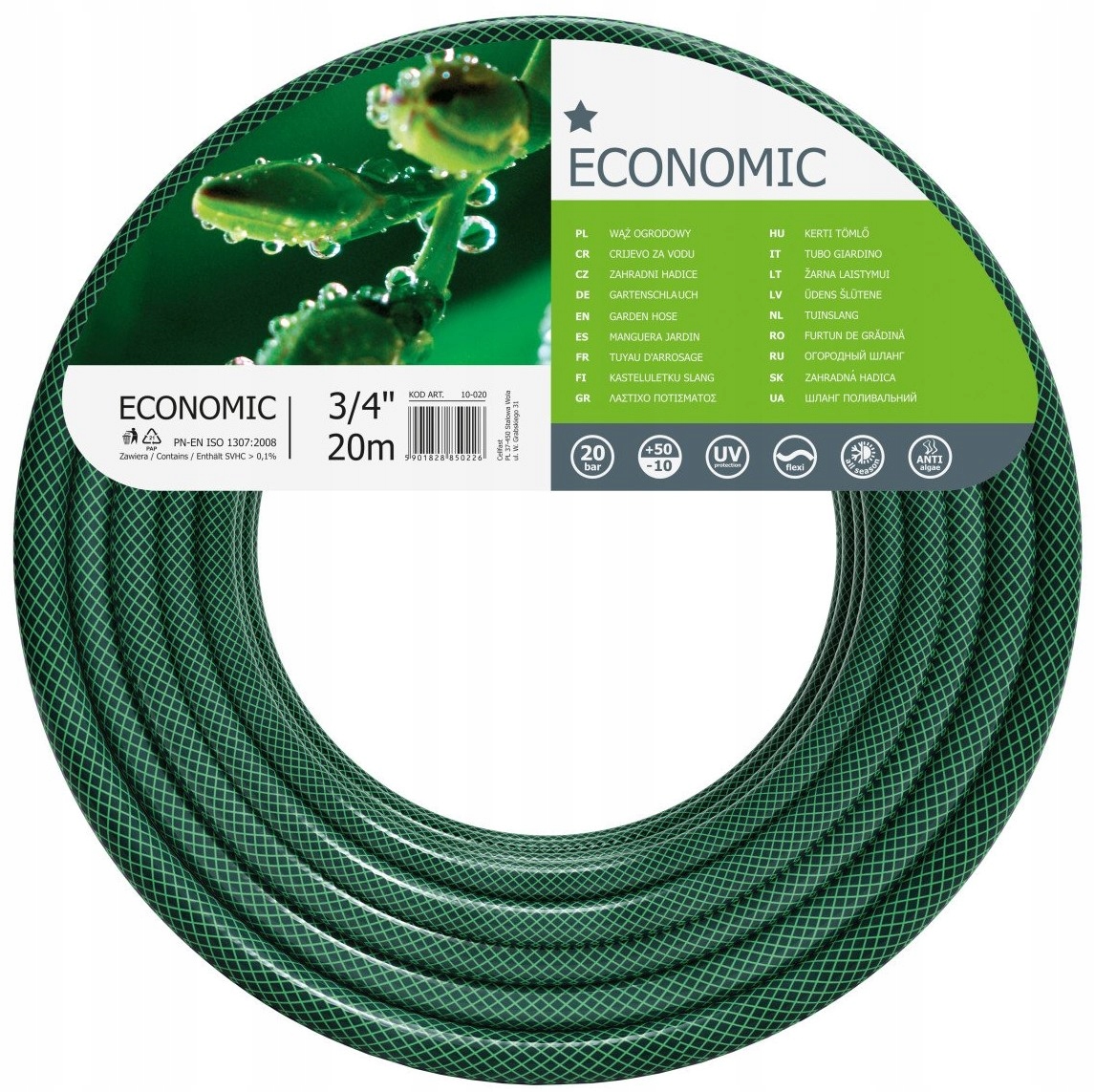 

Cellfast Wąż ogrodowy przewód Economic 3/4'' 20m