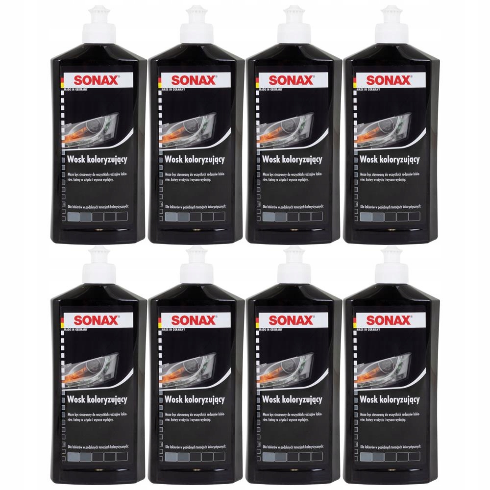 SONAX WOSK KOLORYZUJĄCY NANOPRO CZARNY 500ML