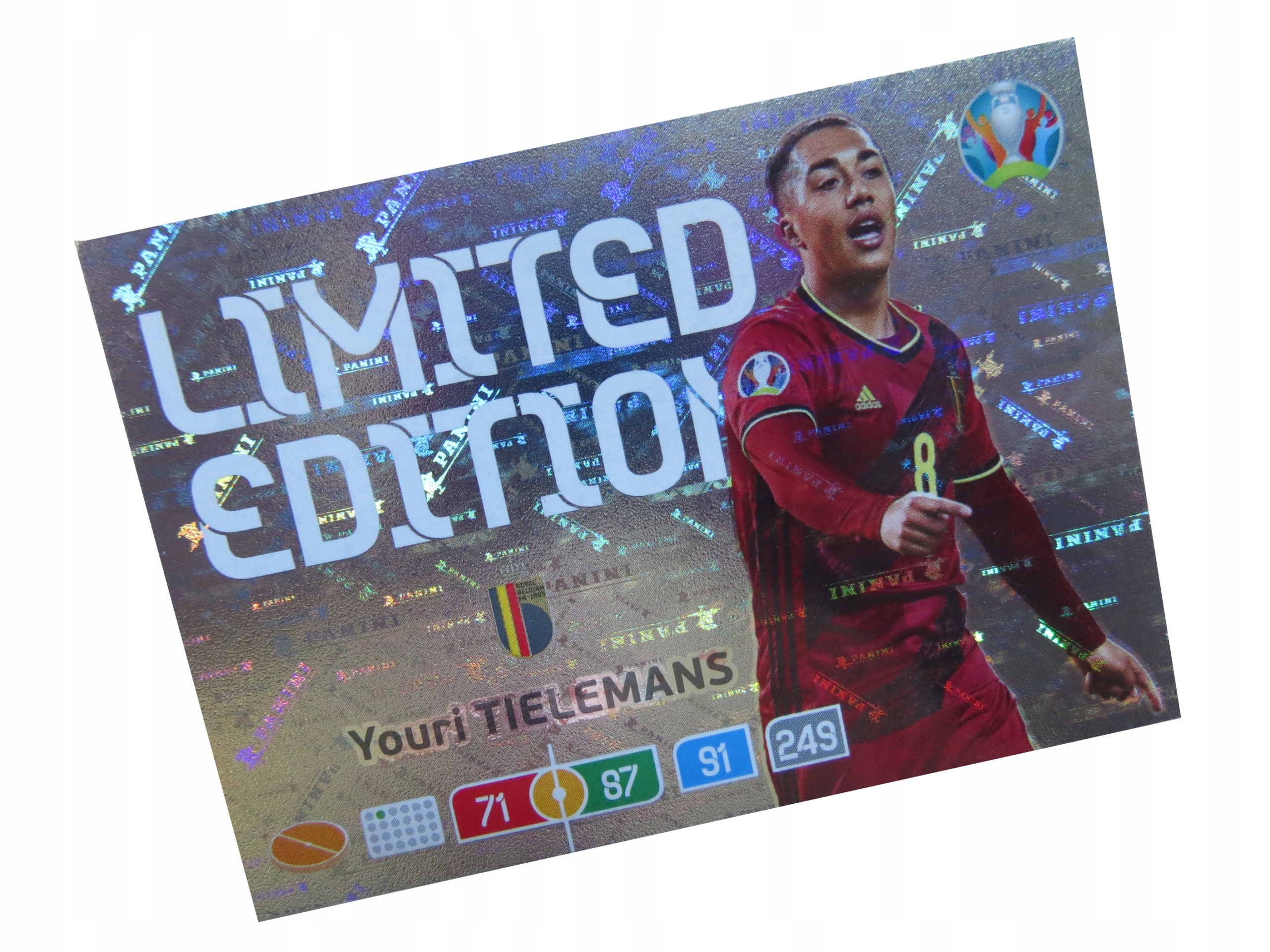 Panini Euro 2020 Karta Limited Tielemans