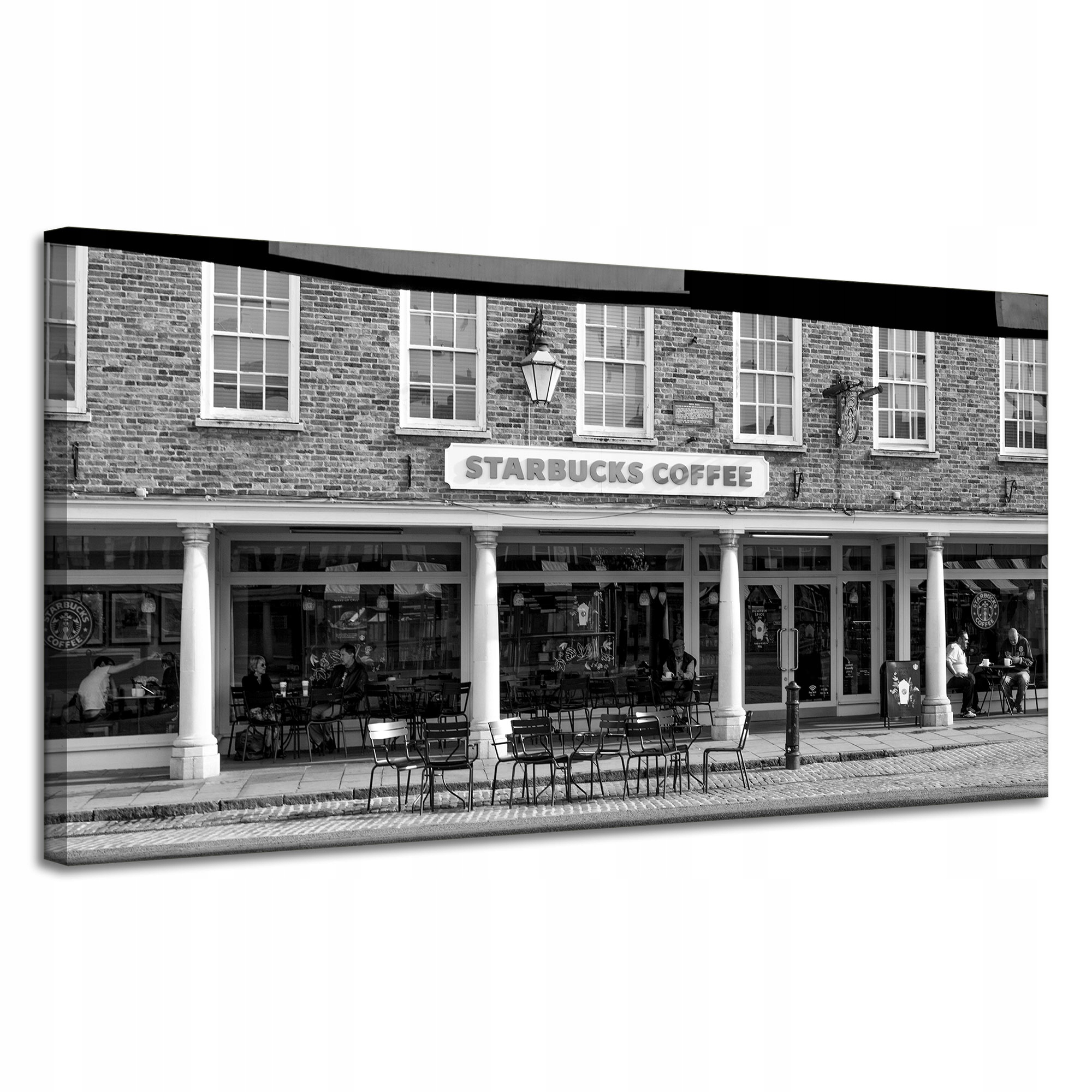Obrazy na plátně Architektura Starbucks 120 x 60 cm