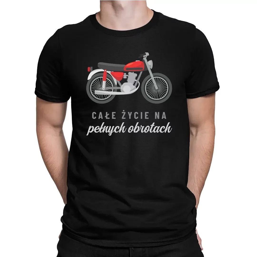

Dla Motocyklisty Koszulka Z Motorem