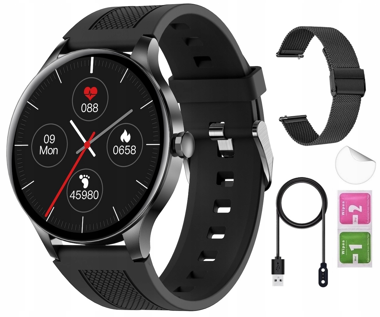 

Smartwatch Zegarek Męski Sportowy Polski Ciśnienie