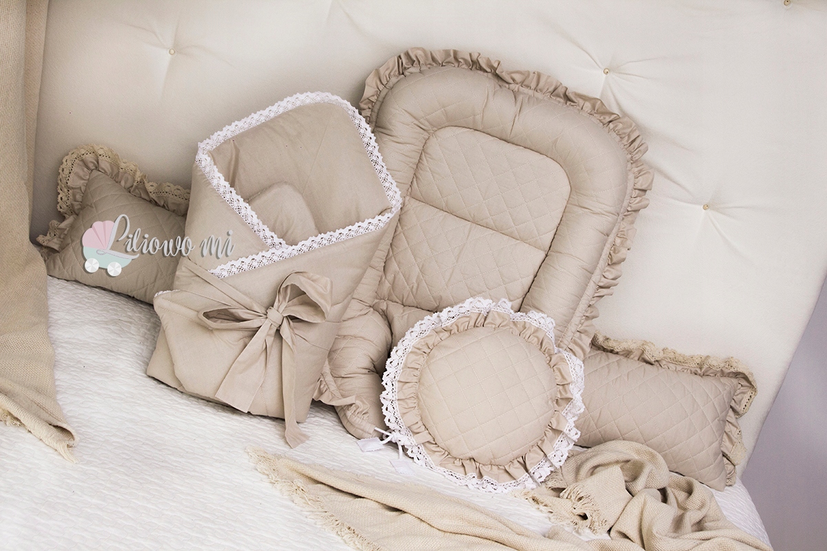 PRZYBORNIK z FALBANĄ ORGANIZER 30x60 Beżowy EAN (GTIN) 5905544321015