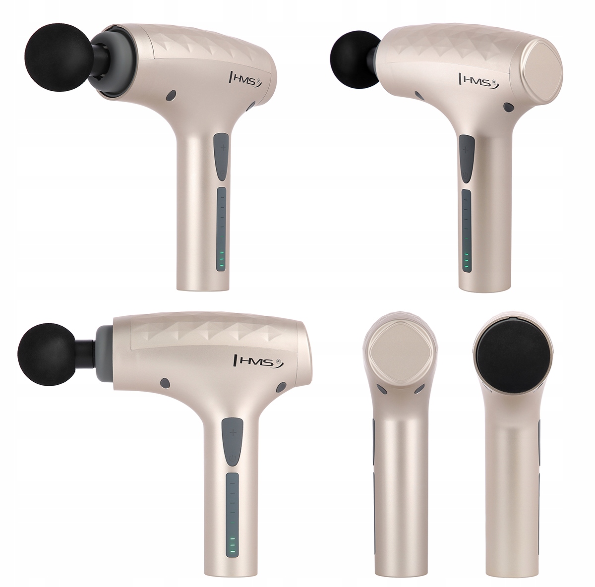 PISTOLET DO MASAŻU MASAŻER MASSAGE MOCNY 6 GŁOWIC Kod producenta 17-22-296