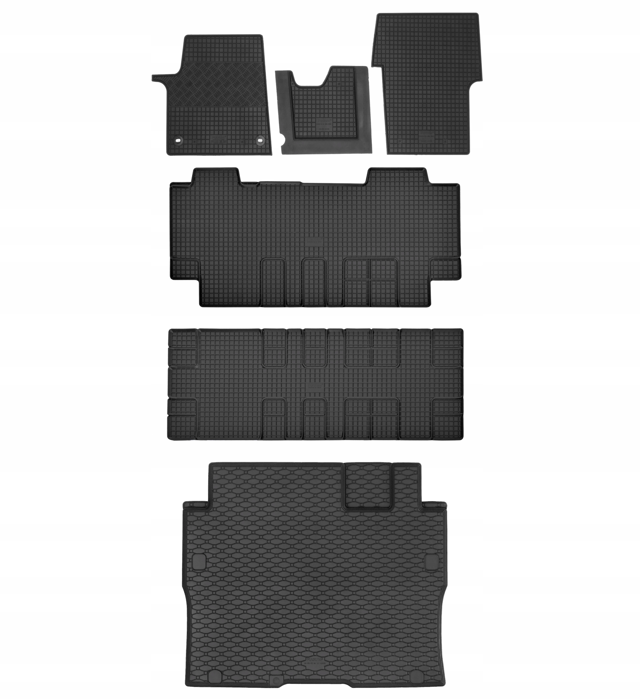 Zestaw dywaników do Toyota Proace Verso od 2024 9 miejsc L3