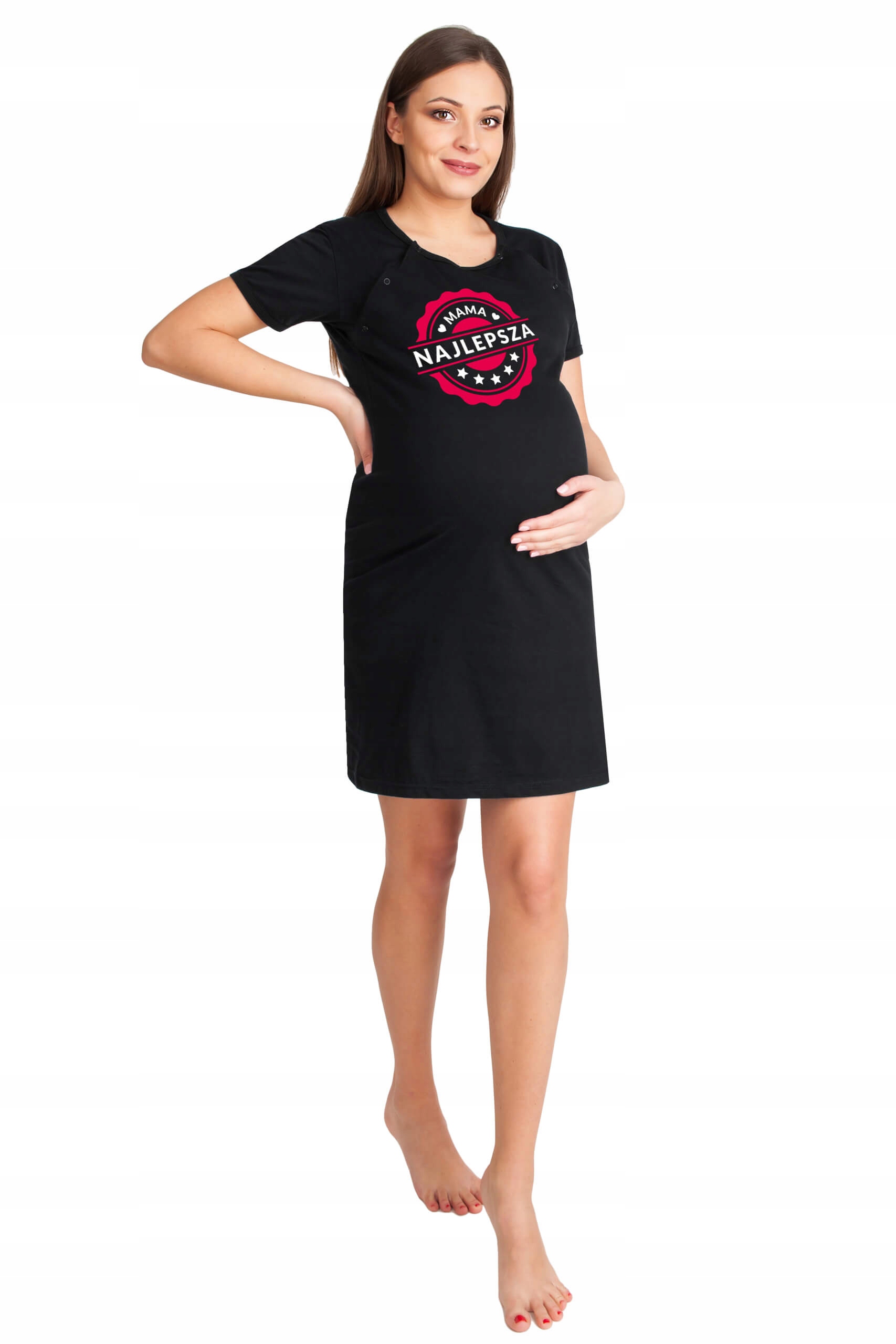 KOSZULA NOCNA SZLAFROK CIĄŻOWY KOMPLET Kolor inny