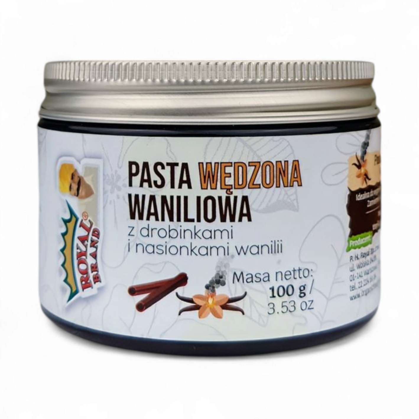 Levně Uzená vanilková pasta 100 g Koncentrovaný extrakt z uzené vanilky
