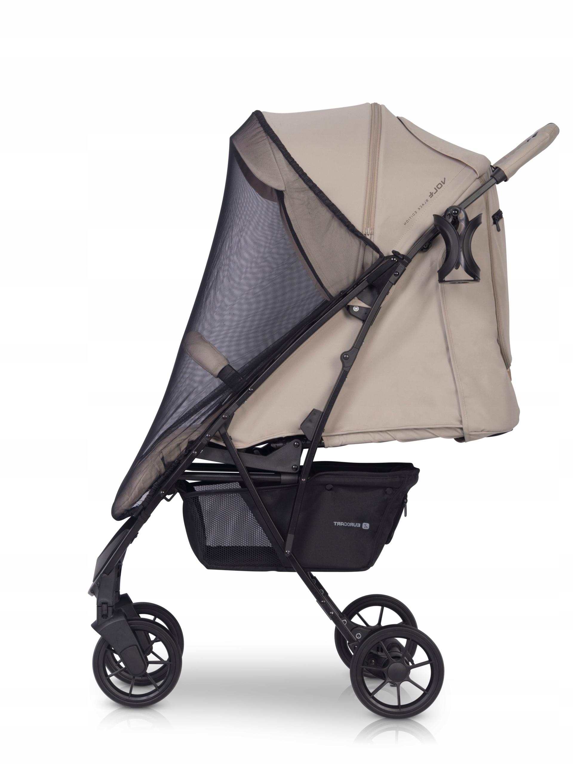 EURO-CART VOLT PRO wózek spacerowy FOSSIL Wysokość produktu 106 cm