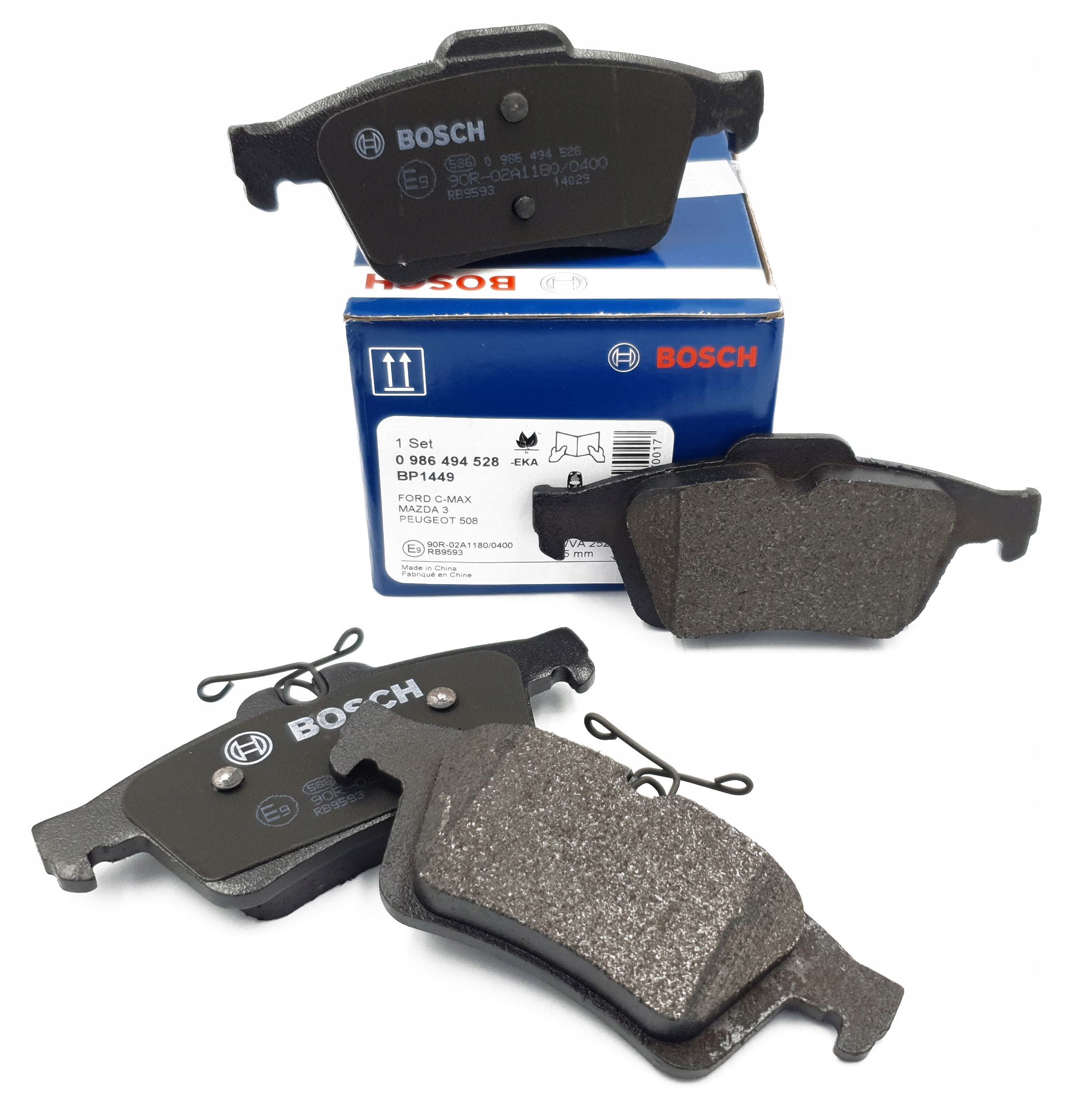 0 986 - BOSCH 0986494528 ТОРМОЗНЫЕ КОЛОДКИ ЗАДНИЕ FORD FOCUS