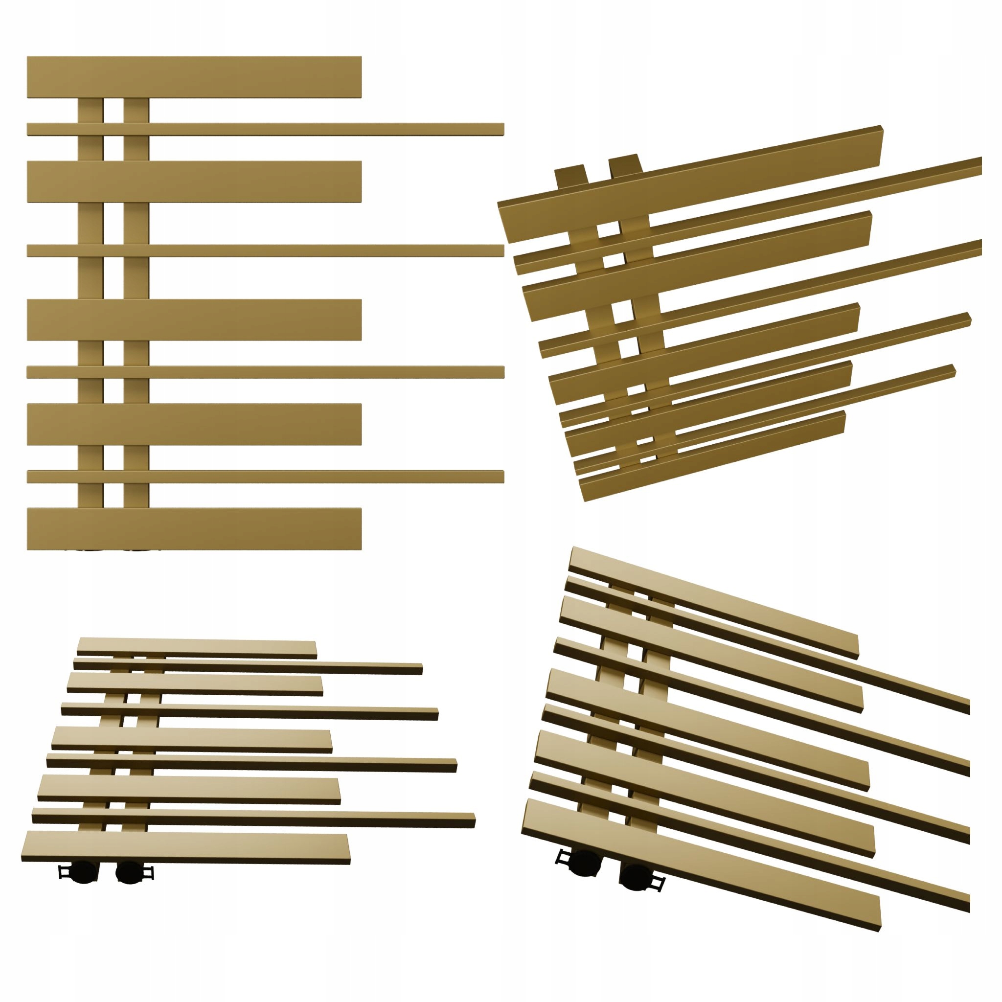 Dekorativní radiátor Piano Levý 585x570 Quartz 2