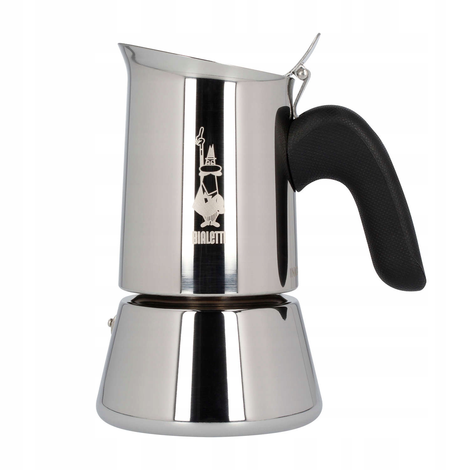 BIALETTI NEW VENUS KAWIARKA STALOWA SREBRNA 2tz