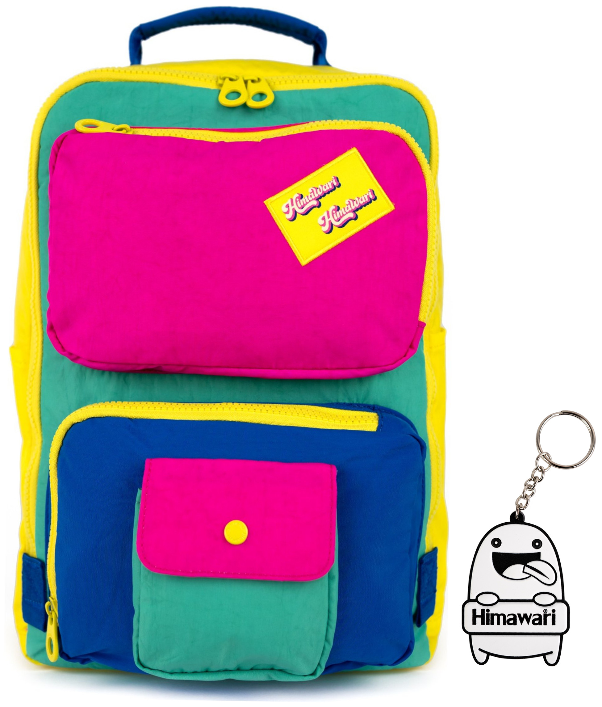 Batoh Himawari Retro S lehký multifunkční 90s Multicolor