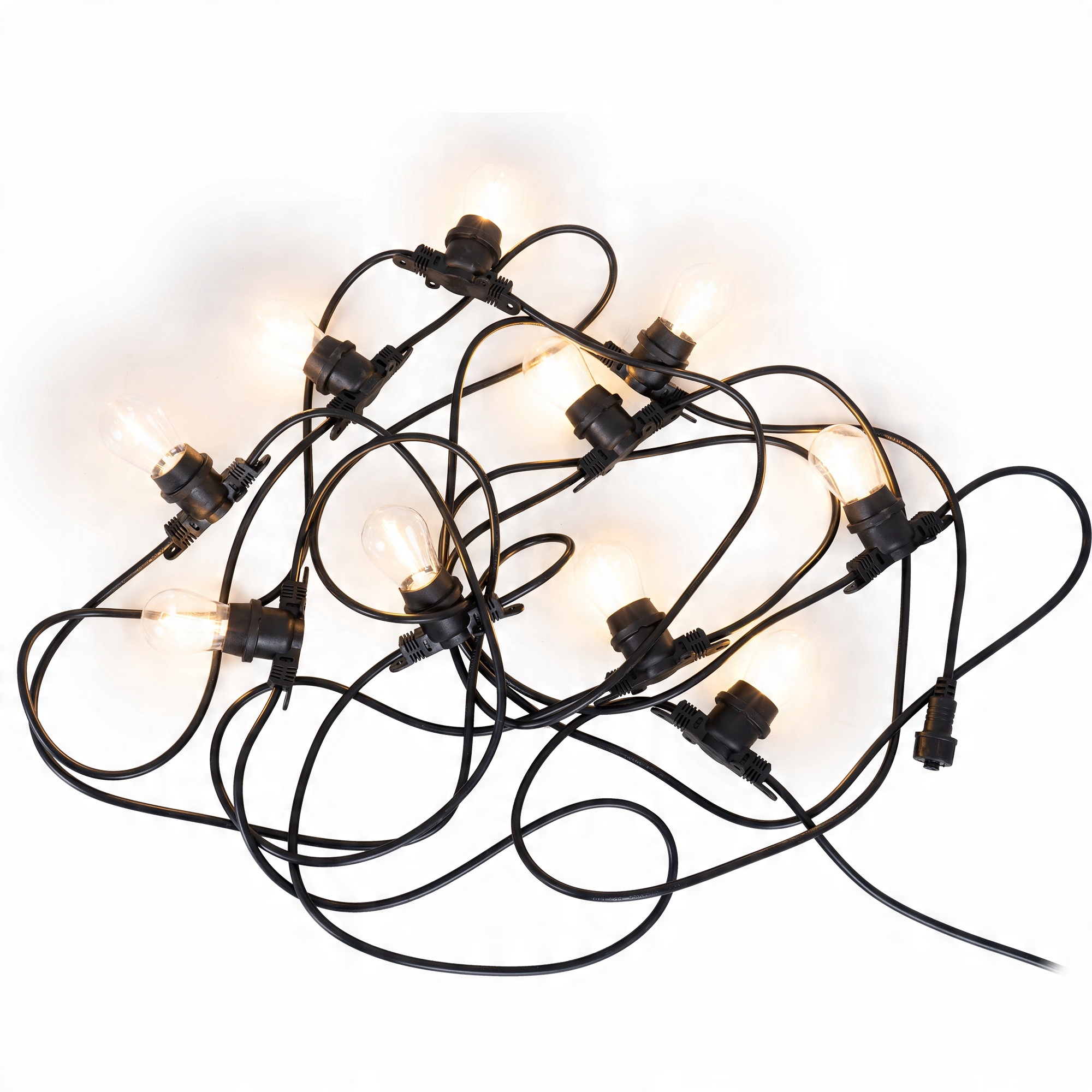 

Girlanda ogrodowa świetlna 15m 15x żarówka Led