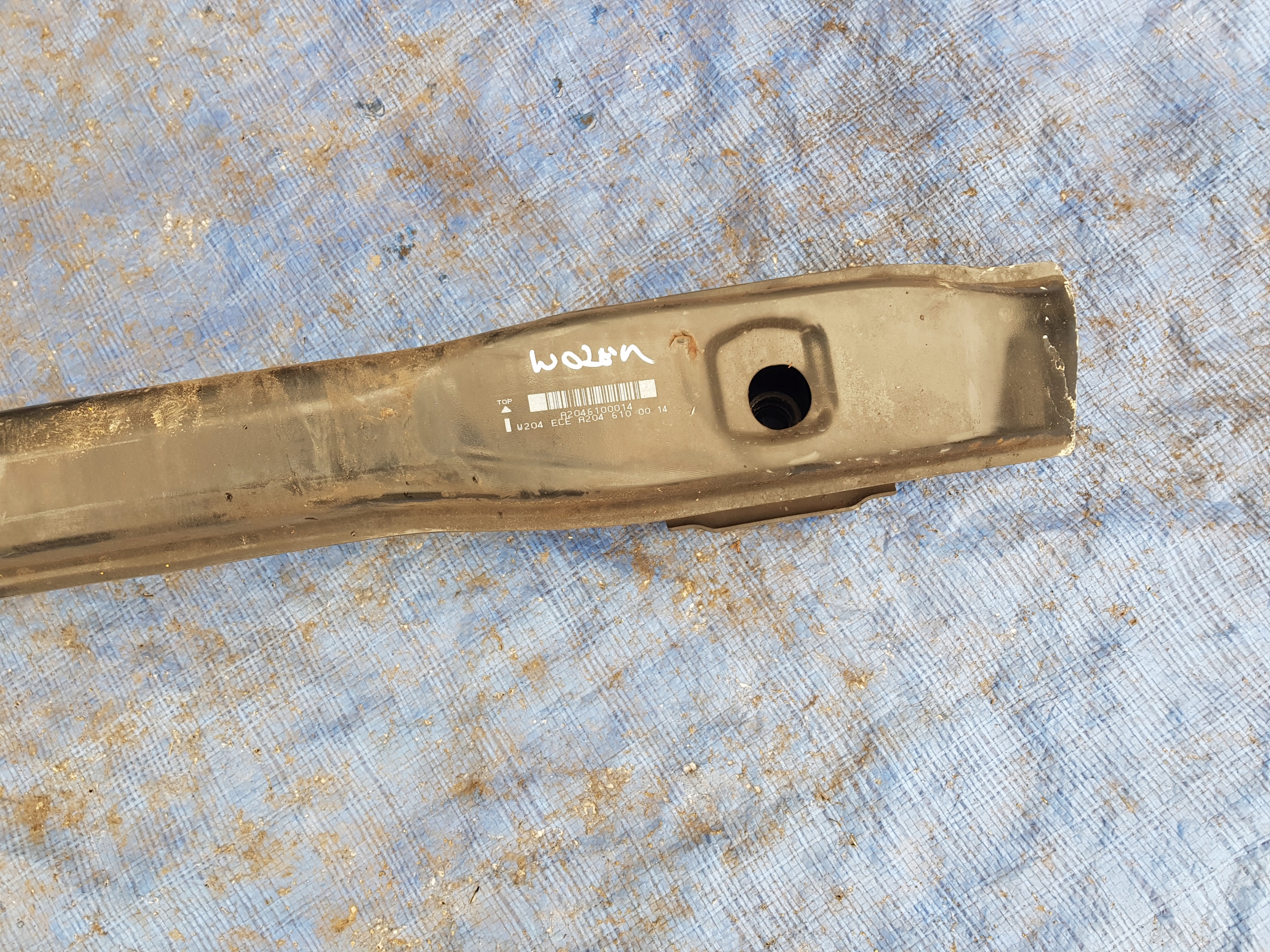 pillar bumper support rear part MERCEDES W204 2046100014
