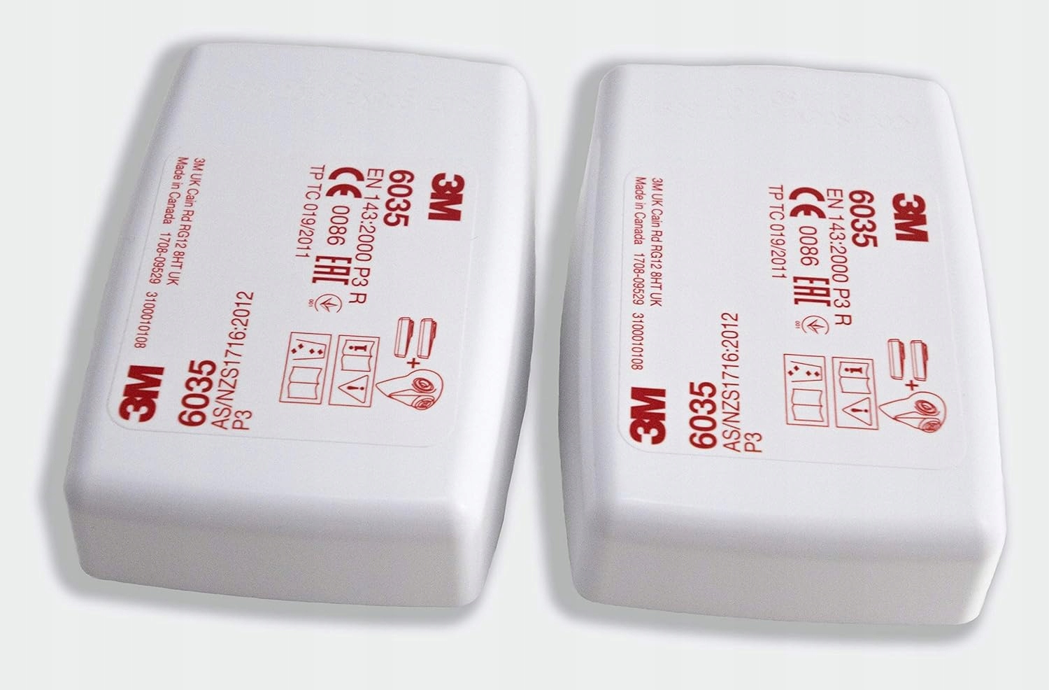 Filtr Przeciwpyłowy 3M 6035 P3R, 2 szt. oryginał