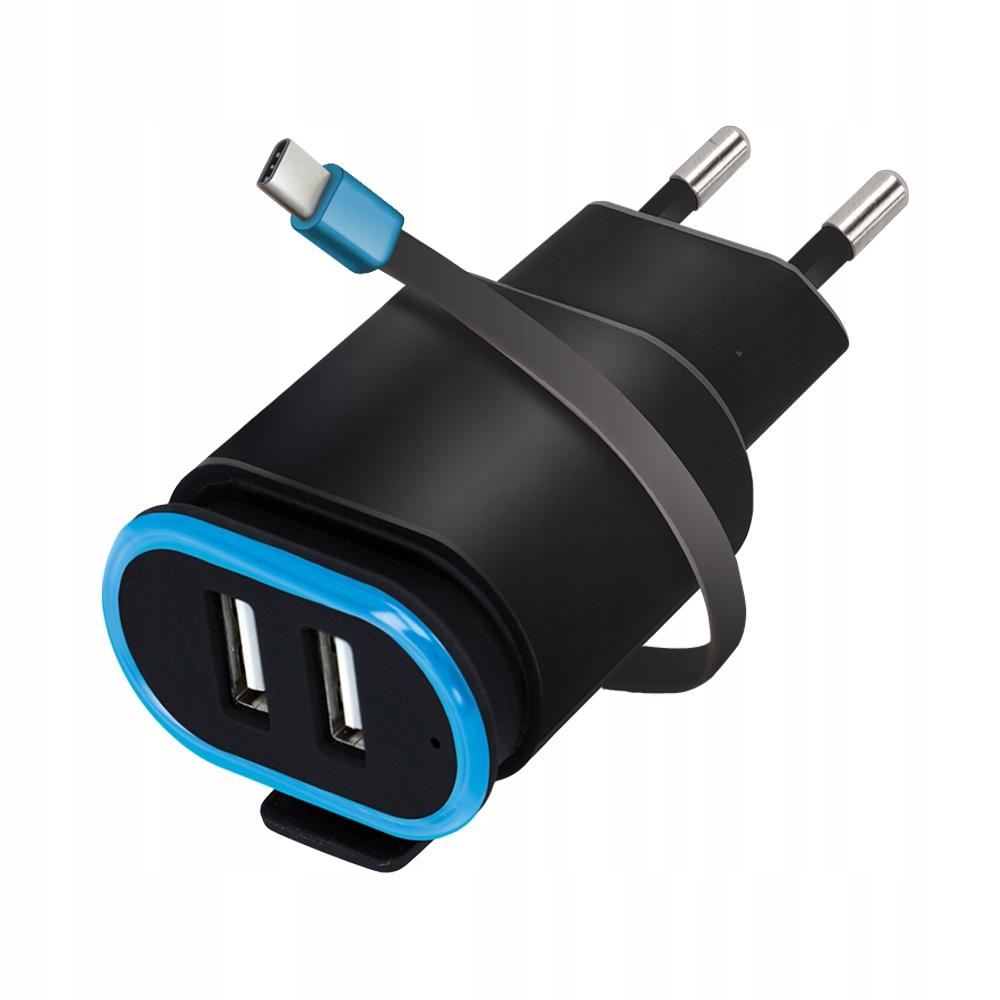 

Ładowarka sieciowa Forever TC-02 2xUSB 2.4A z kabl