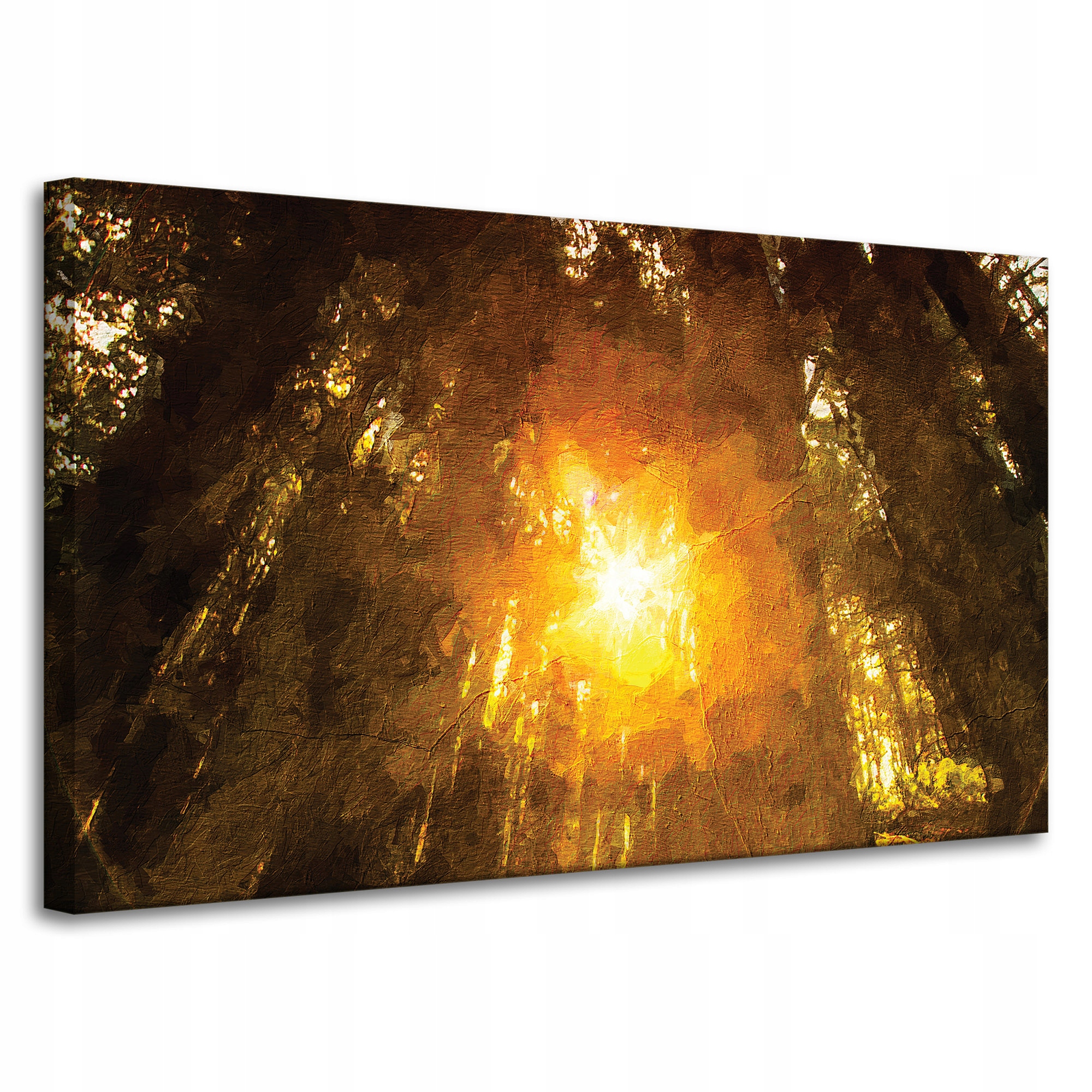 Obraz na plátně Les v záři Slunce Pastely 100x60 cm Ideální jako dárek