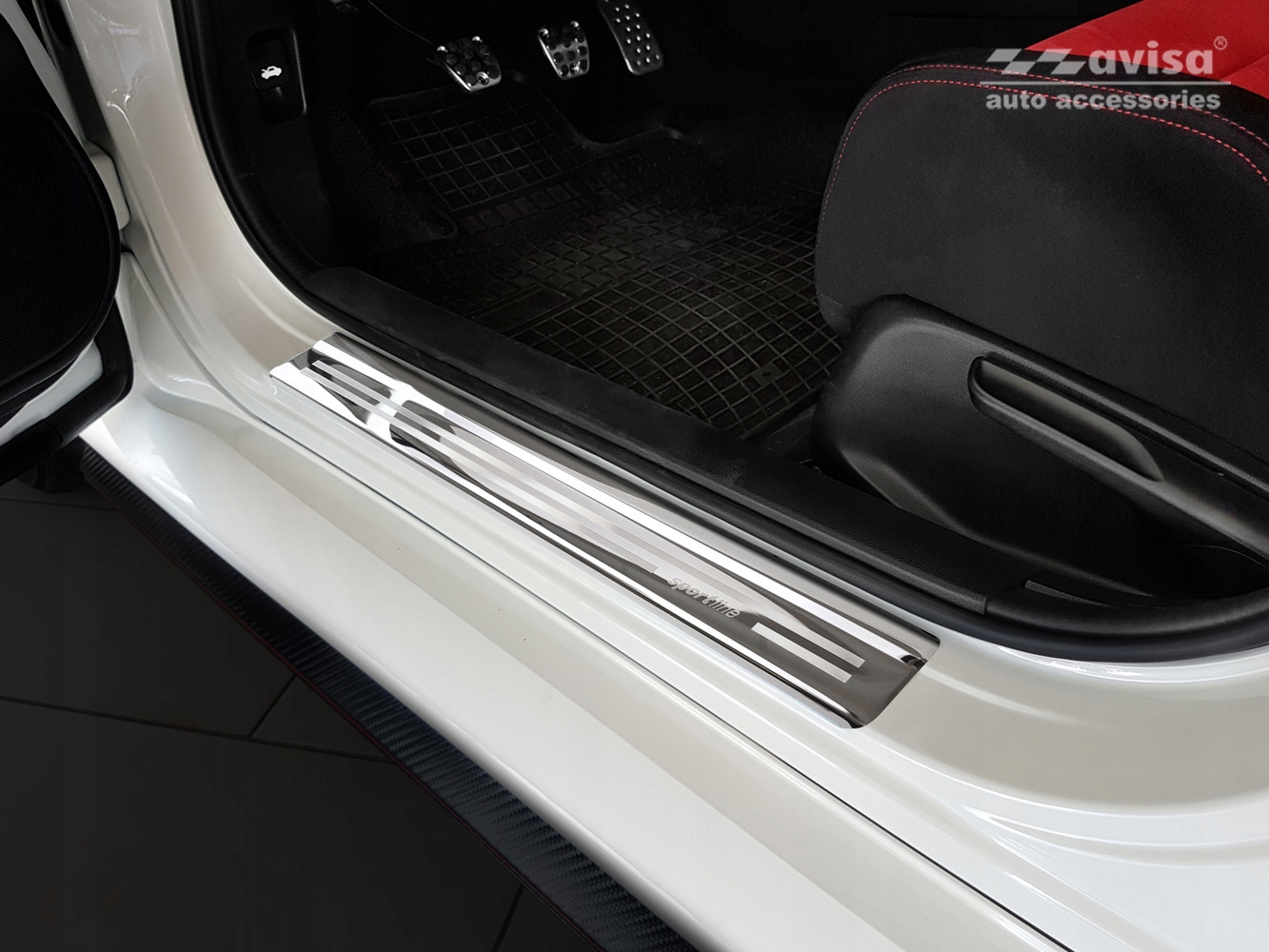 HONDA CIVIC X hatchback nakladki na progi progowe Weight with packaging 2 kg