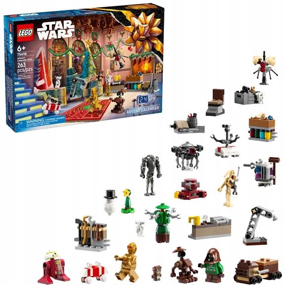 Lego Star Wars Adventní kalendář na rok 2025 75418