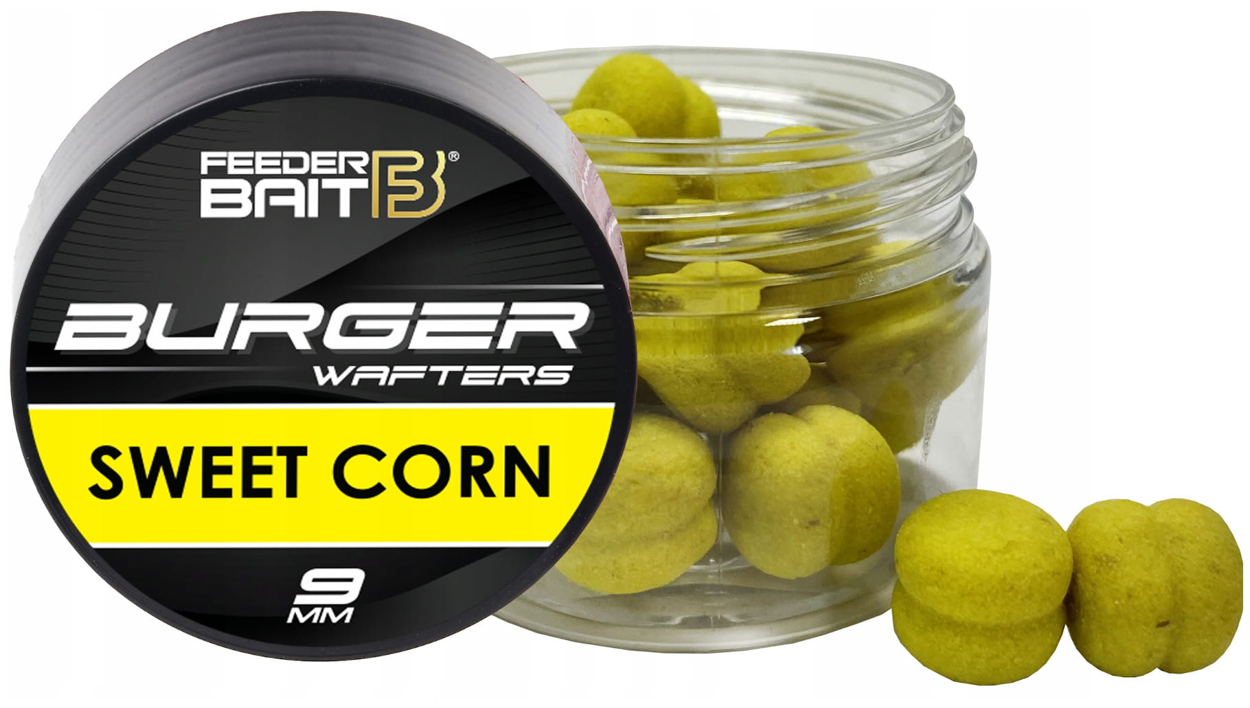 Feeder Bait Burger Wafters Sweet Corn 9mm