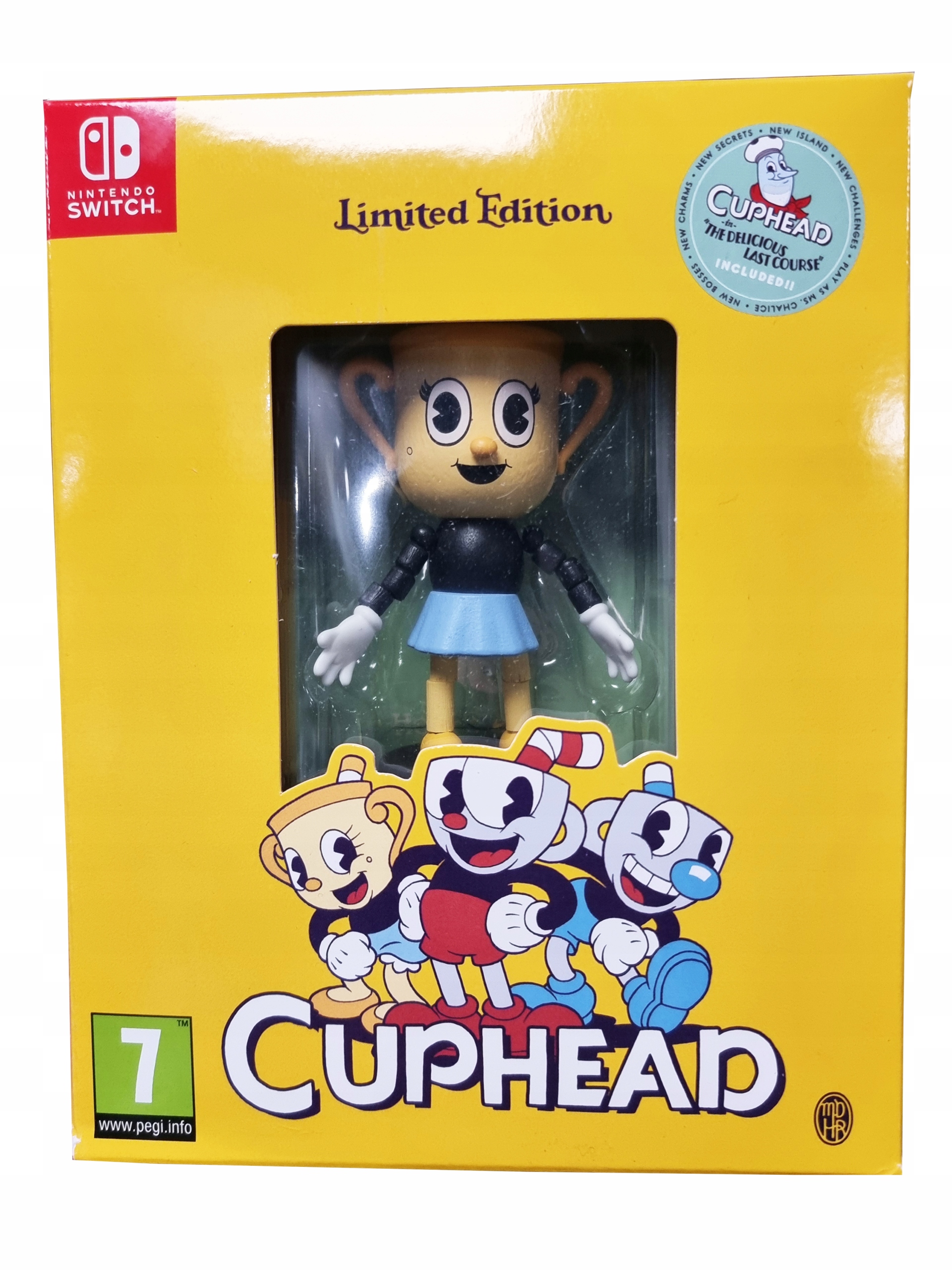 CUPHEAD LIMITED EDITION SWITCH PL PO POLSKU KARDRIDŻ NOWA W FOLII + FIGURKA