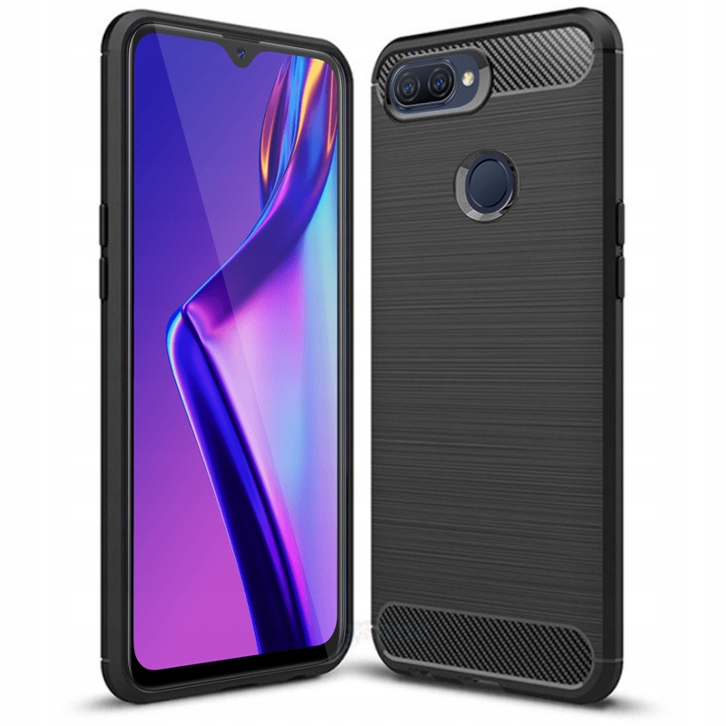 

Etui Pancerne Karbon Do Oppo A12 Szkło