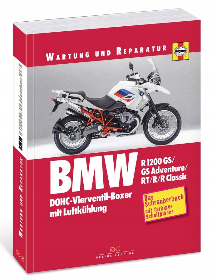 BMW R1200GS Adventure R1200RT R1200RS R1200R 10-12 instr napraw j.niem. 24h
