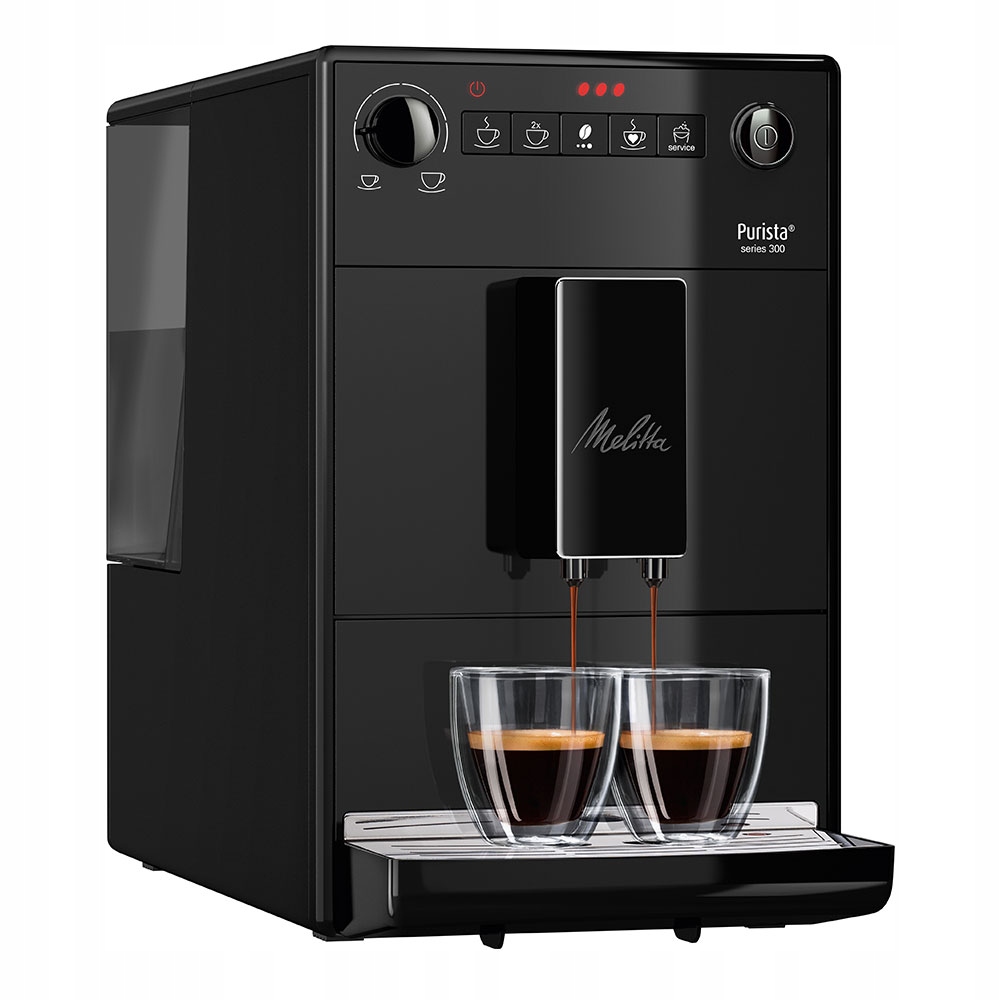 Automatyczny ekspres ciśnieniowy Melitta Purista Pure Black 1450 W czarny