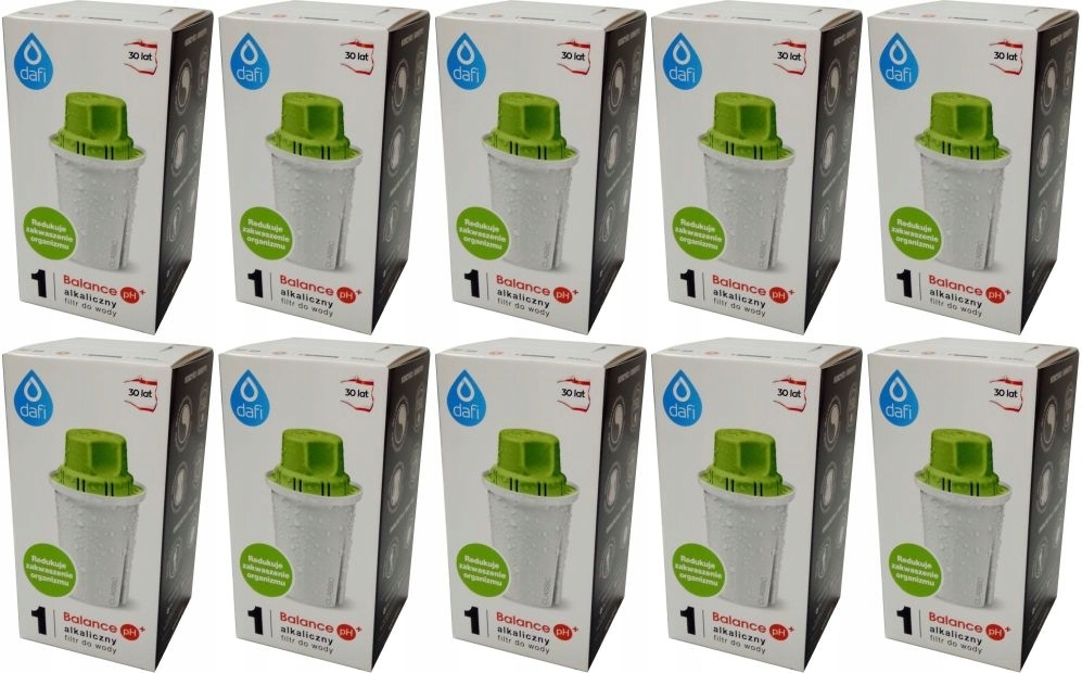 Filtr Dafi Balance Ph+ Alkaiczny Do Dafi, Brita, Aquaphor 10sztuk