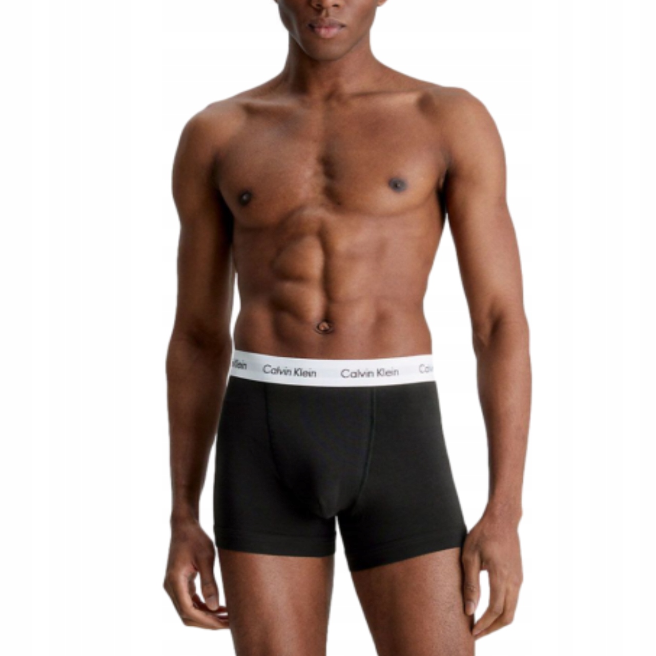 Calvin Klein Černé Boxerky Z Bavlny S Logem Na Pase S J2B