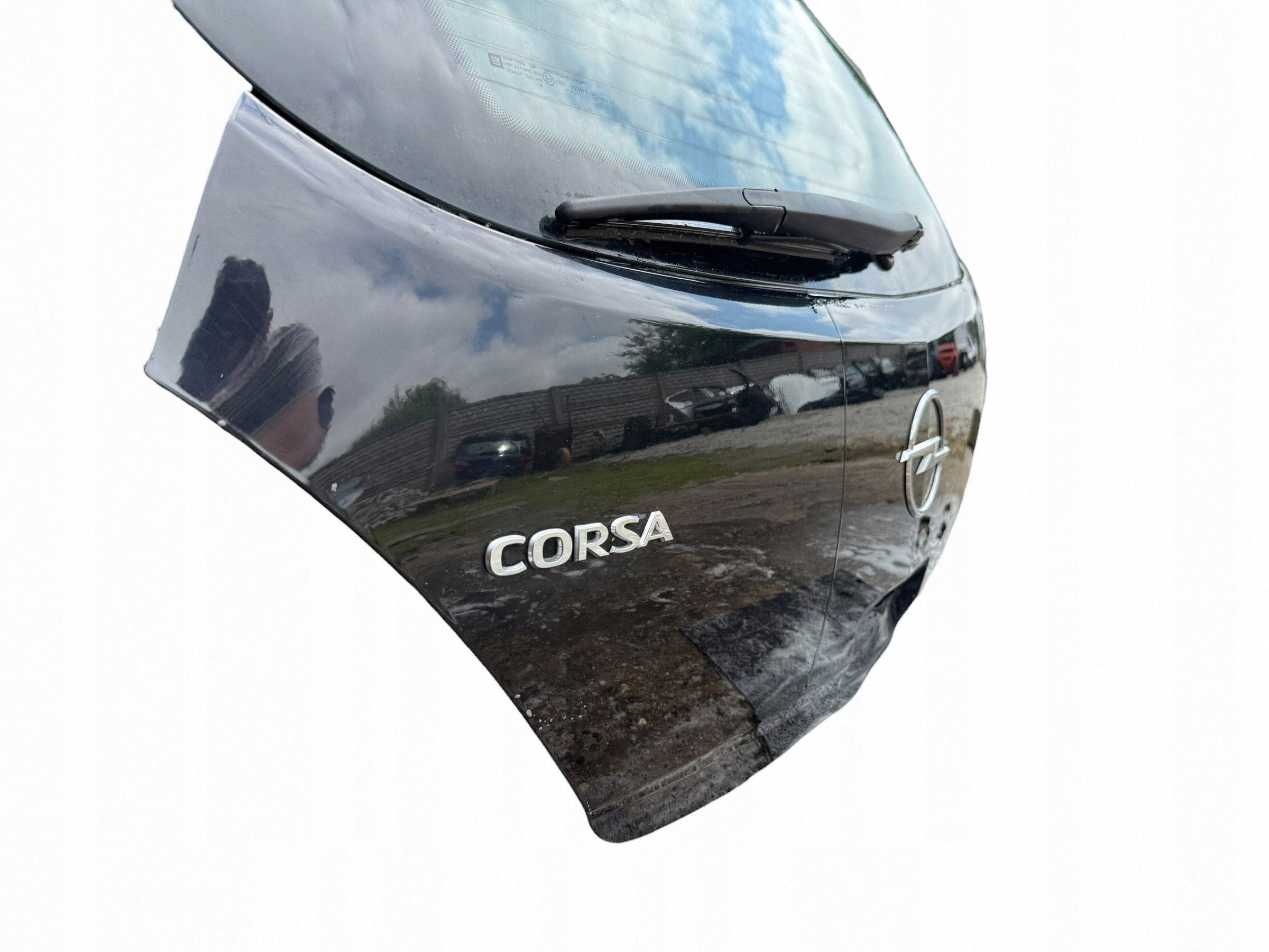 trunk door boot rear part rear Opel Corsa D 3D 3 door