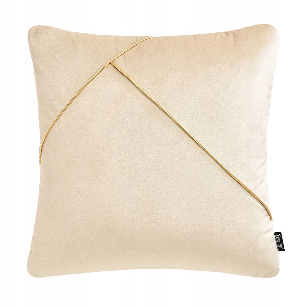 

Poszewka na poduszkę 45x45 ozdobna beżowa
