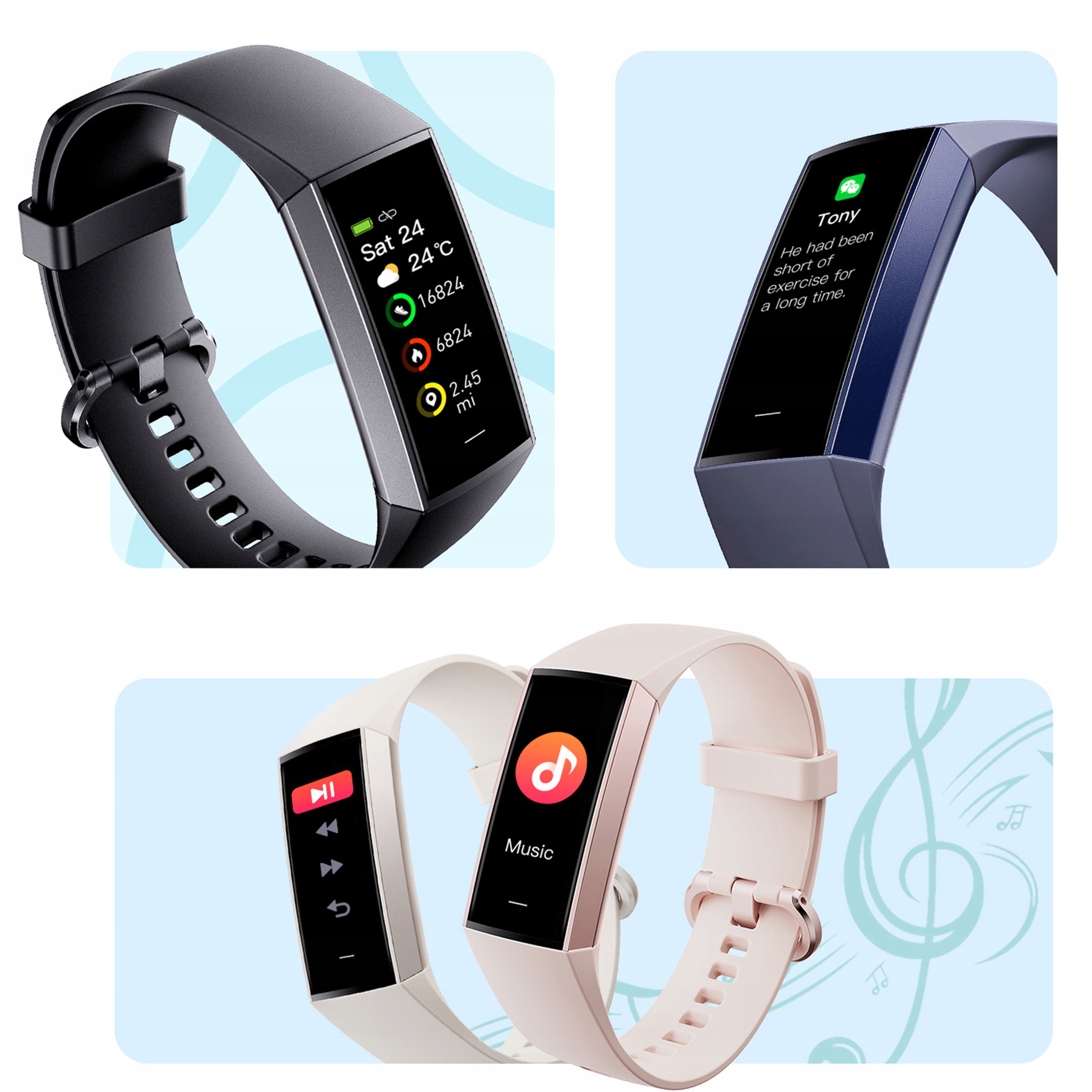 SMARTWATCH ZEGAREK DAMSKI WATCH MĘSKI PULS SPORT SMART POŁĄCZENIA SPORTOWY Transmisja danych brak
