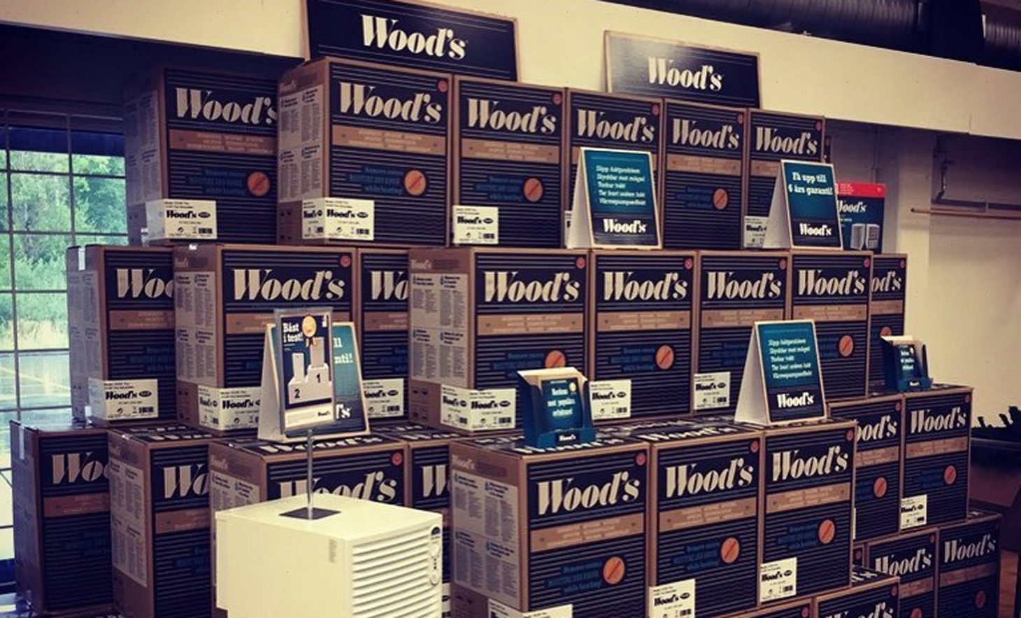 OSUSZACZ POWIETRZA WOOD'S AD30G HYBRID Szerokość produktu 34.3 cm