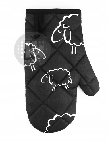 

rękawica z magnesem mała owce czarne